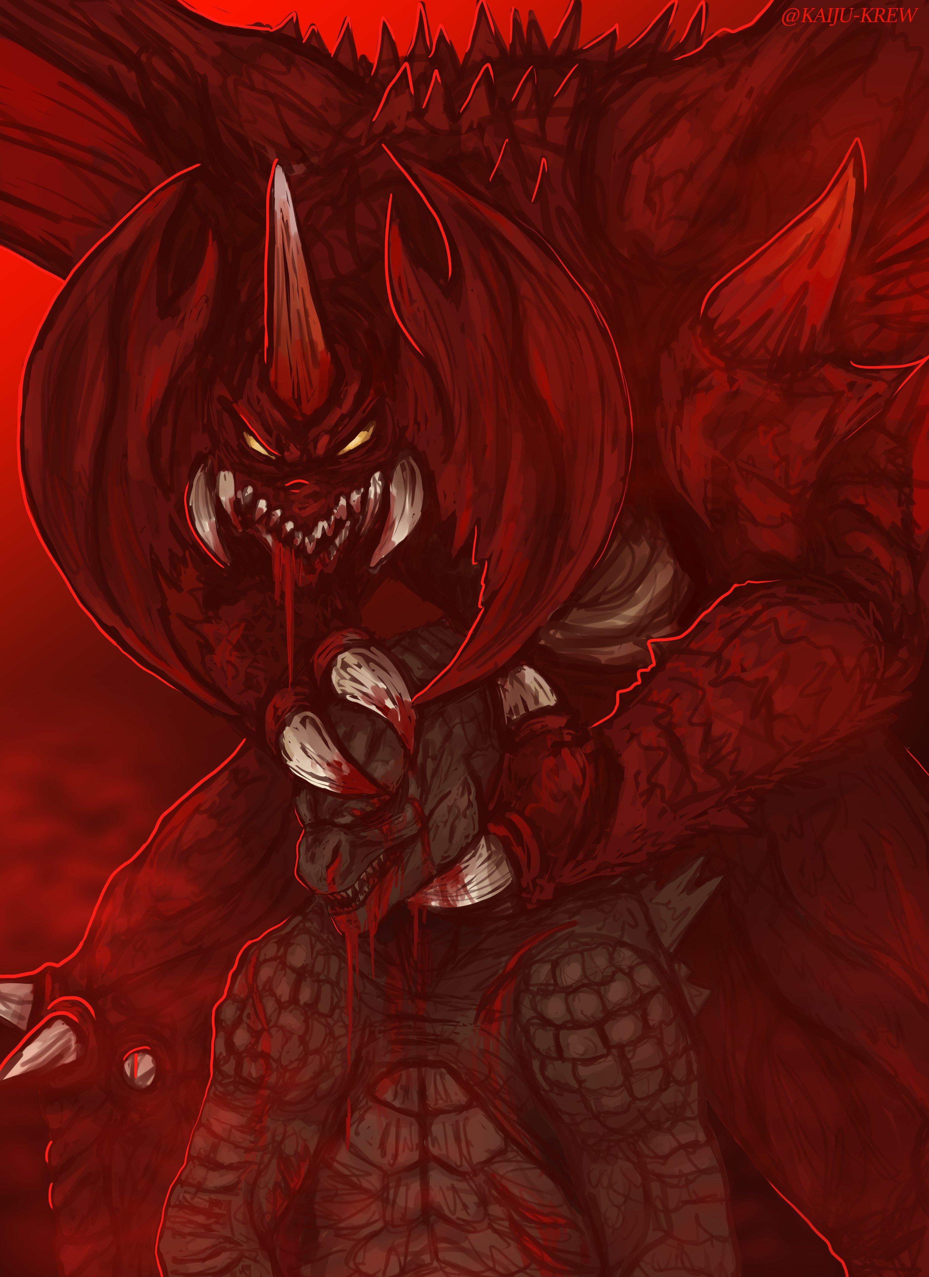 2979x4096 Godzilla vs Destoroyah