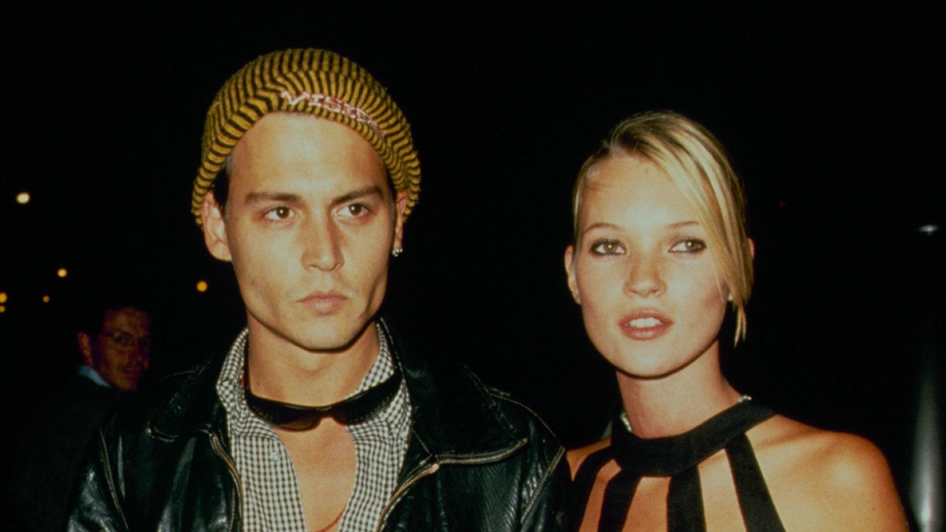 1920x1080 Kate Moss Johnny Depp posing nude Vanity Fair