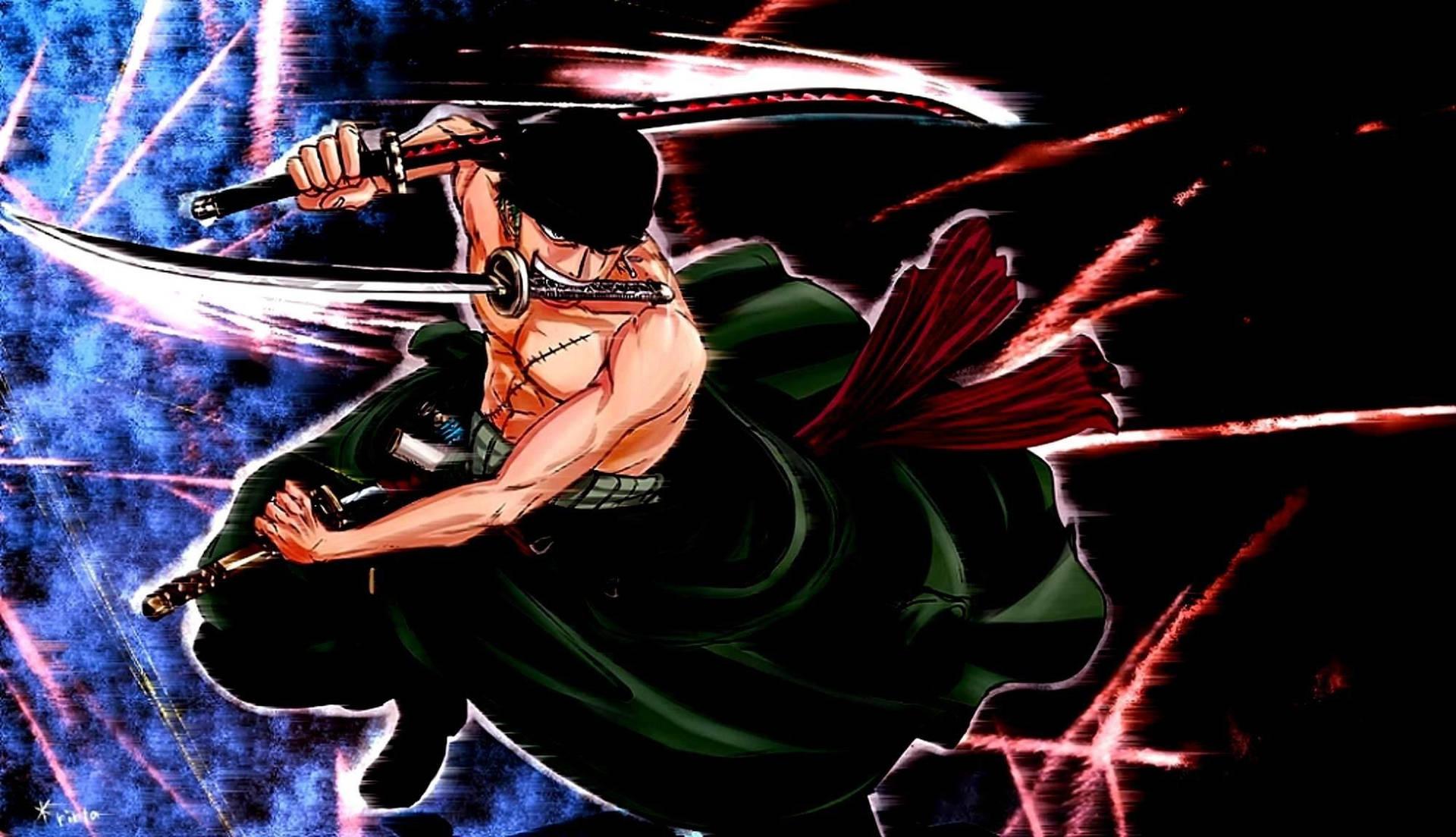 1920x1104 Download Red Slashes By Roronoa Zoro Wallpaper