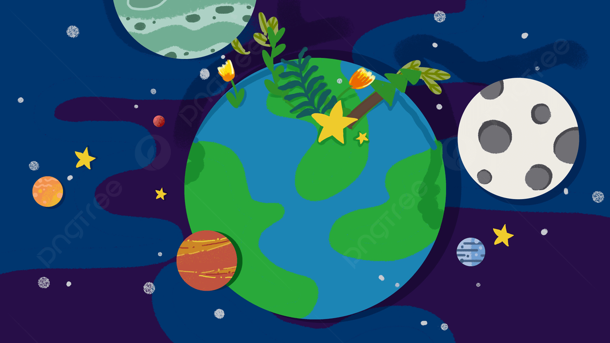 1200x675 Cartoon World Earth Day Background Design, Universe, Starry, Cartoon Background Background Image And Wallpaper for Free Download
