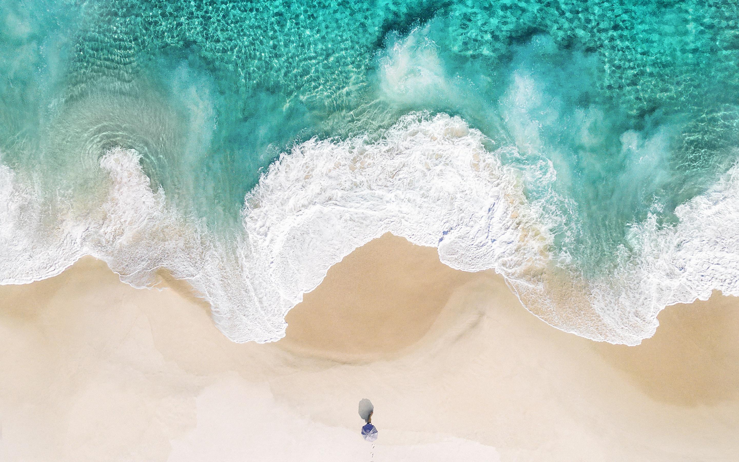 2880x1800 Beach Wallpaper 4K, Alone, Relax, Summer, Nature