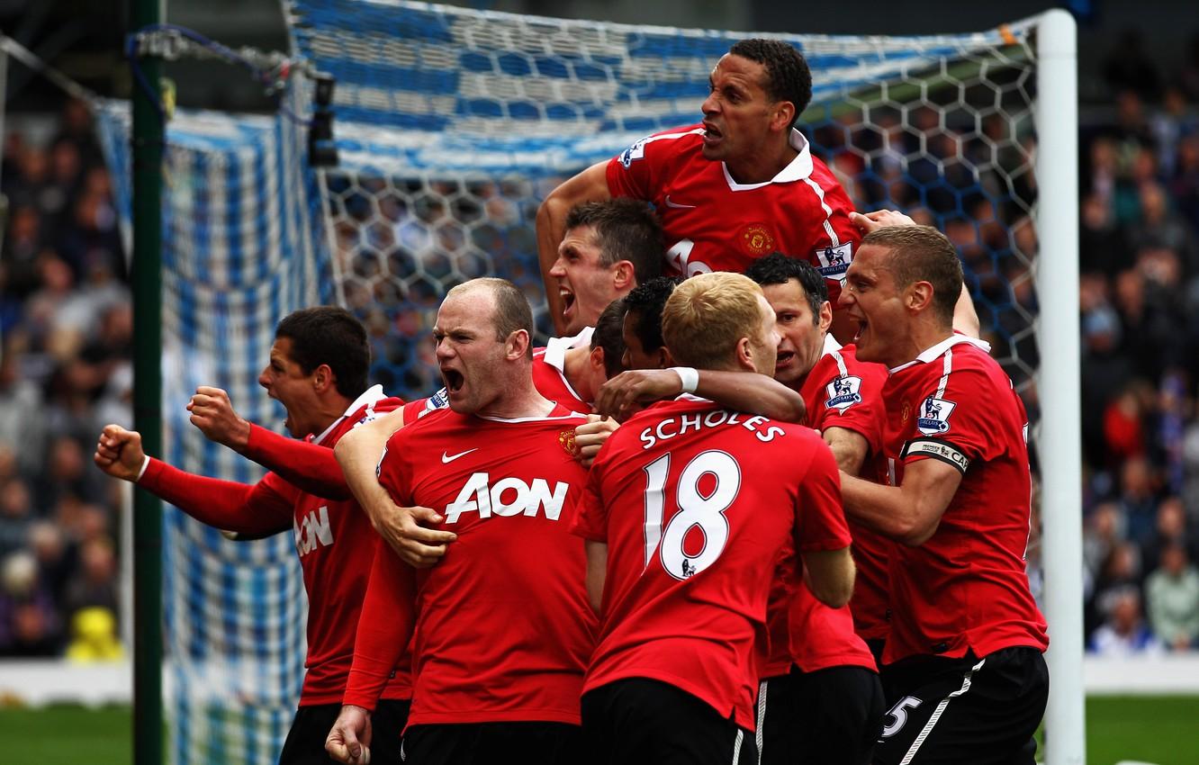 1332x850 Wallpaper Manchester United, old trafford, red devil image for desktop, section спорт