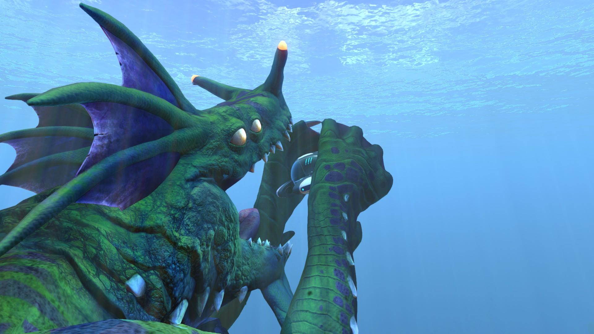 1920x1080 Subnautica, Sea Dragon Leviathan eats us like a sandwhich! Meme Generator