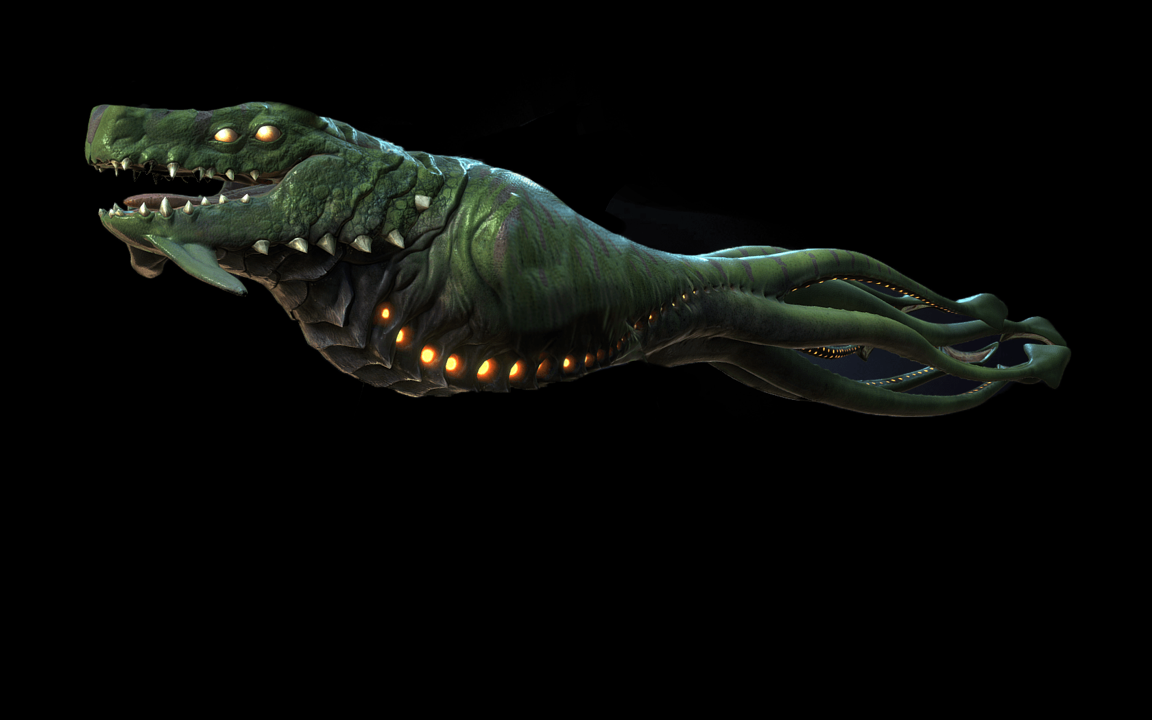 1680x1050 I photohopped the Sea Dragon's weird arms and fins off so you guys can come up with something better looking :D