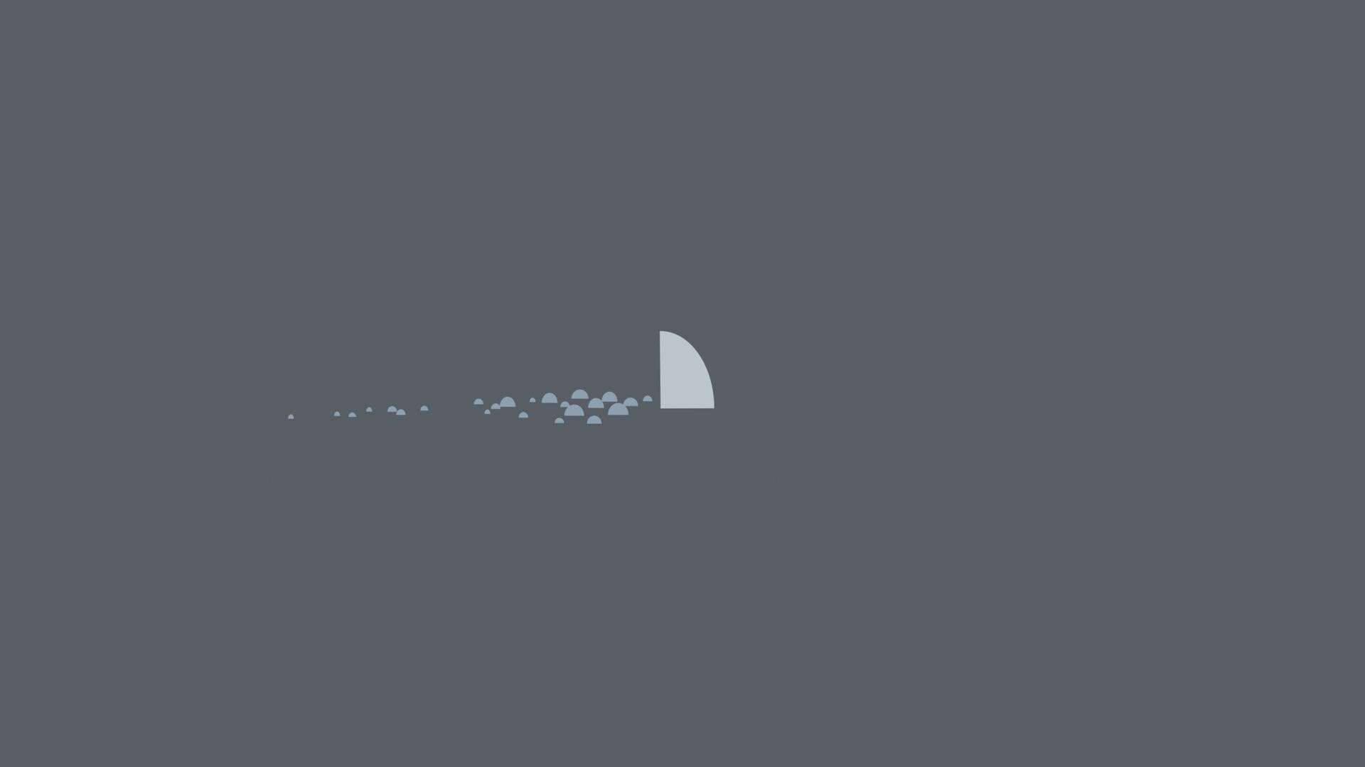 1920x1080 Download Shark Fin Minimalist iPad Wallpaper