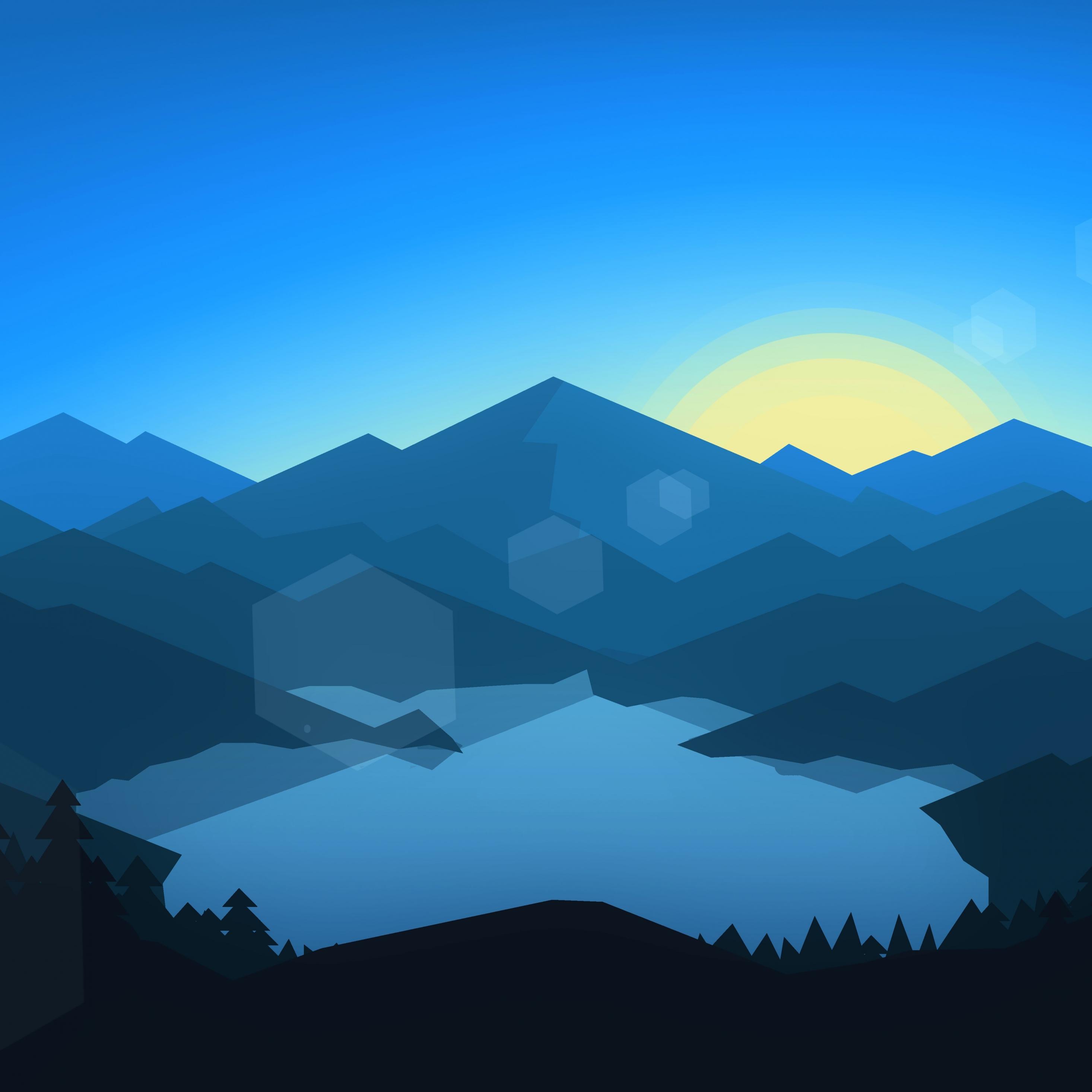 2932x2932 Free download Download 2932x2932 wallpaper forest mountains sunset cool [2932x2932] for your Desktop, Mobile & Tablet. Explore Minimalist iPad Wallpaper. Minimalist Background, Minimalist Wallpaper, 1080P Minimalist Wallpaper