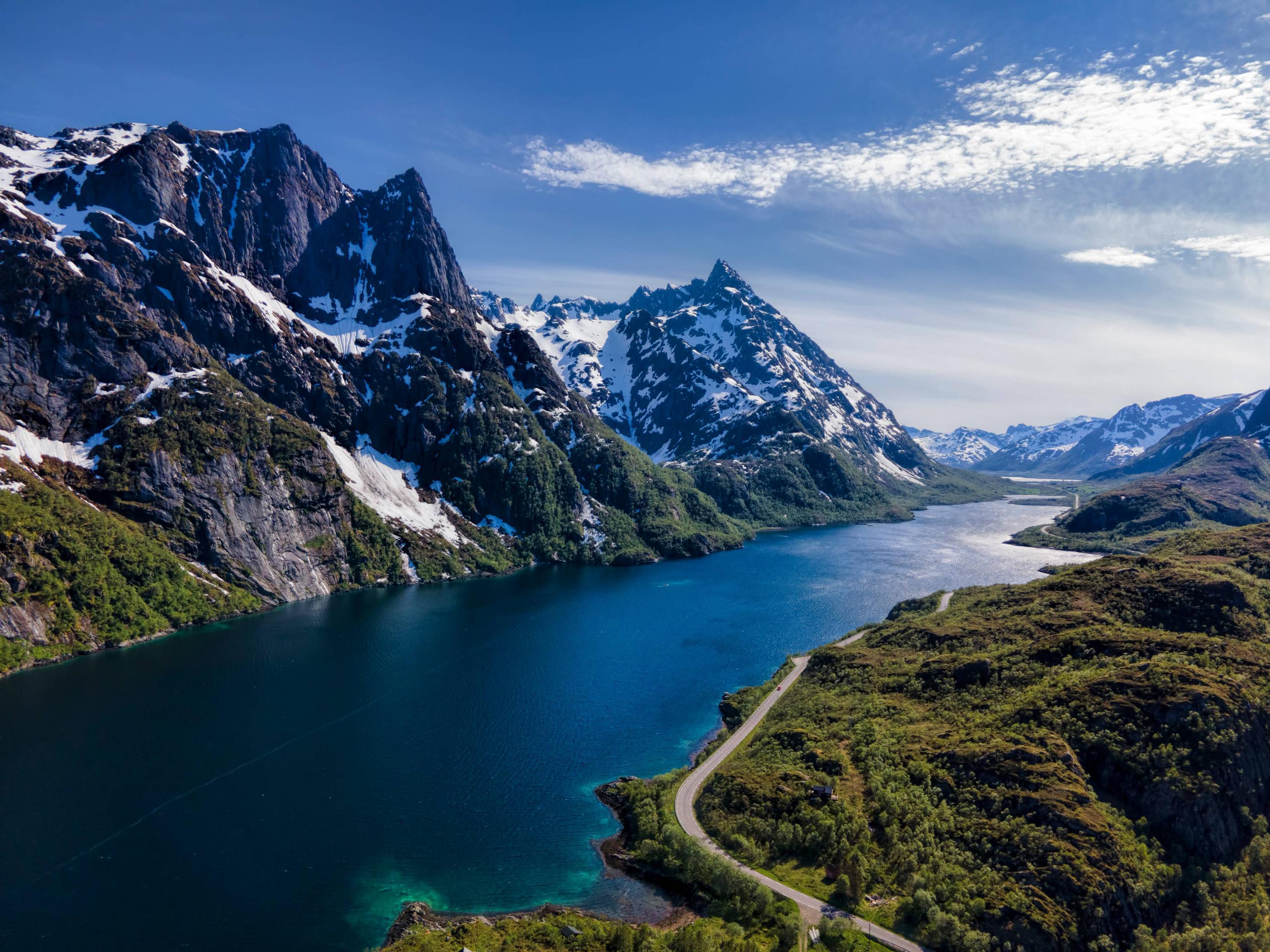 3072x2304 Norway Lofoten Mountains 4k, HD Nature, 4k Wallpaper, Image, Background, Photo and Picture