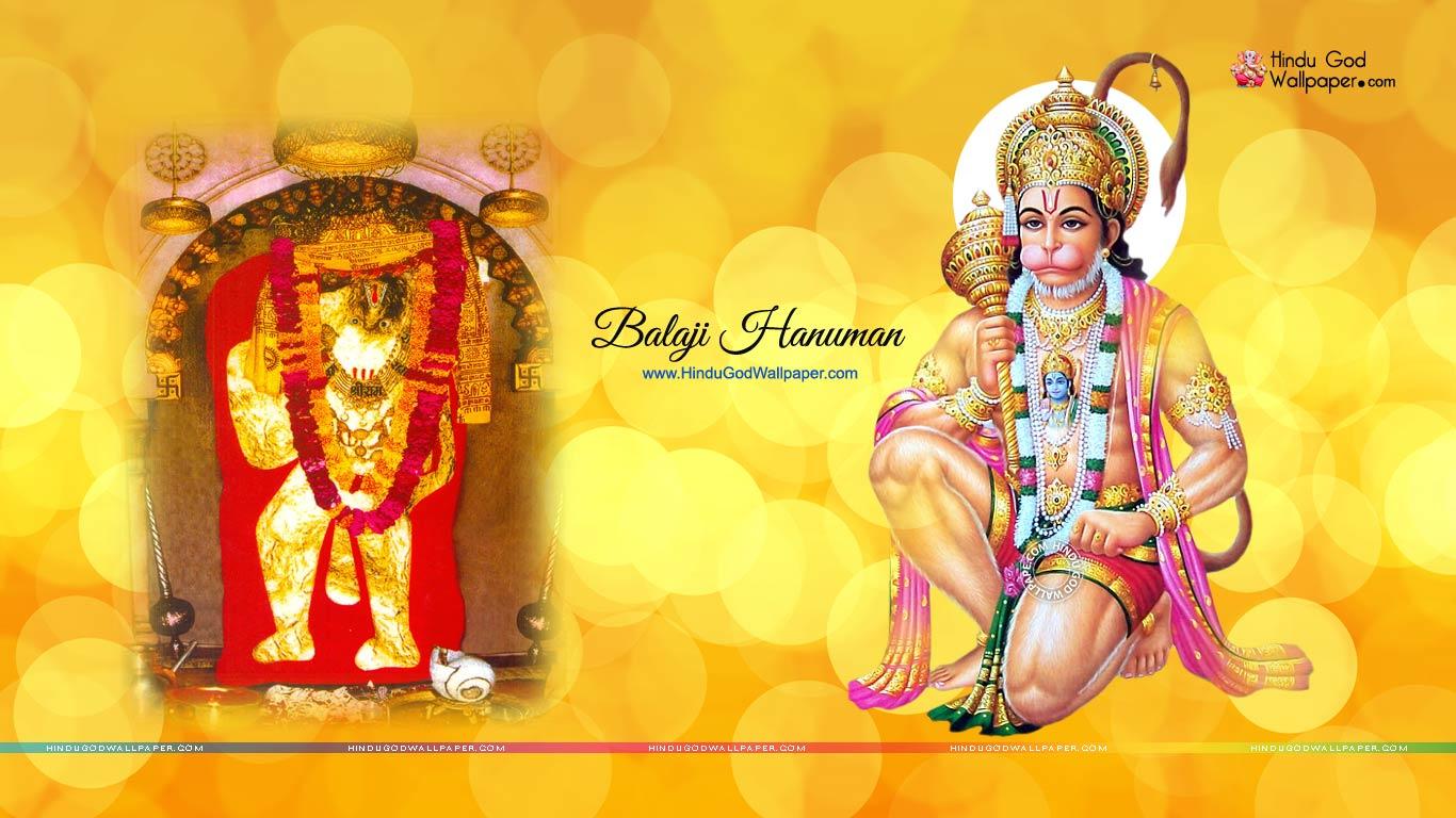 1366x768 Balaji Hanuman Wallpaper, HD Image Free Download