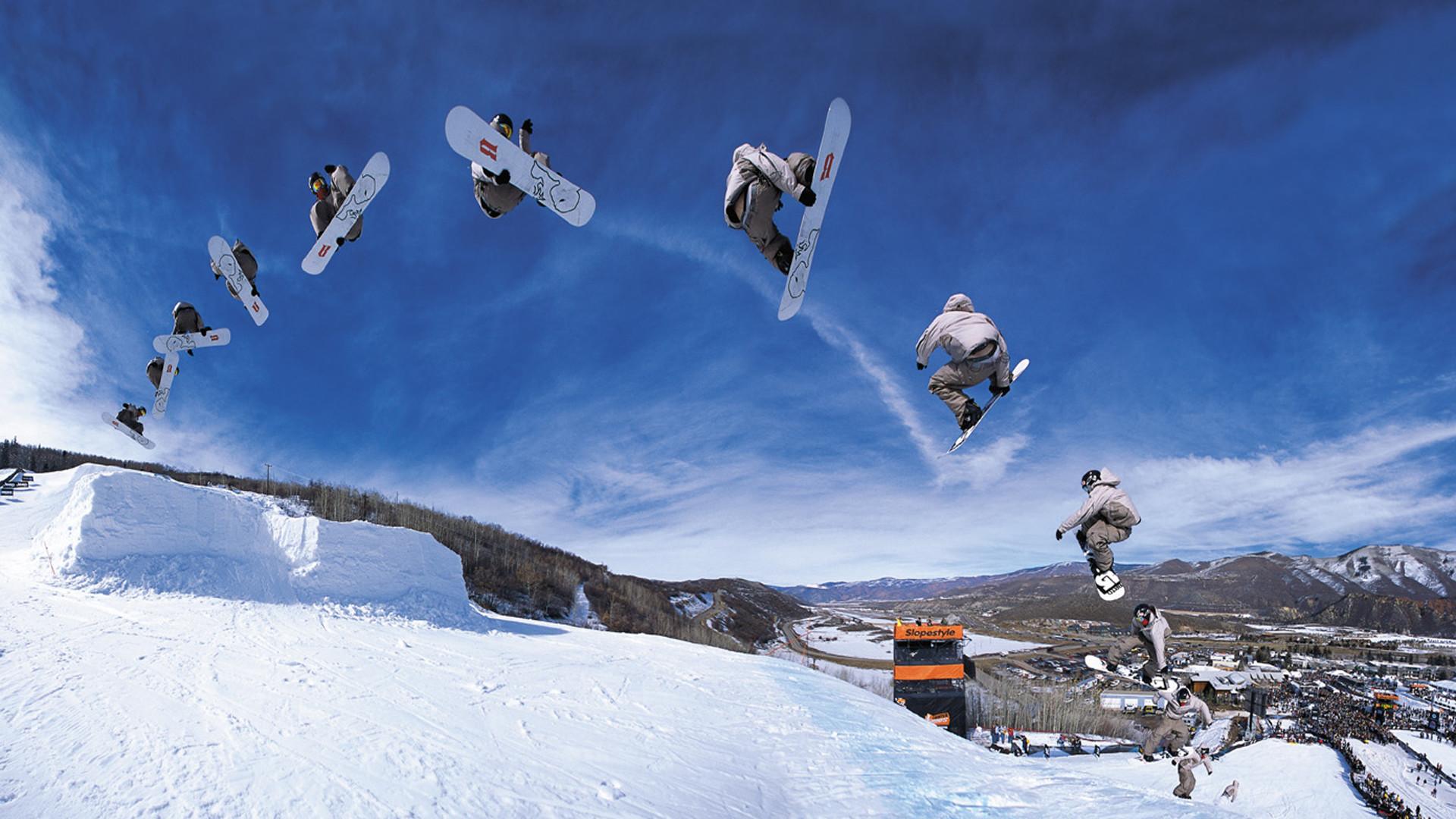 1920x1080 Extreme Snowboarding