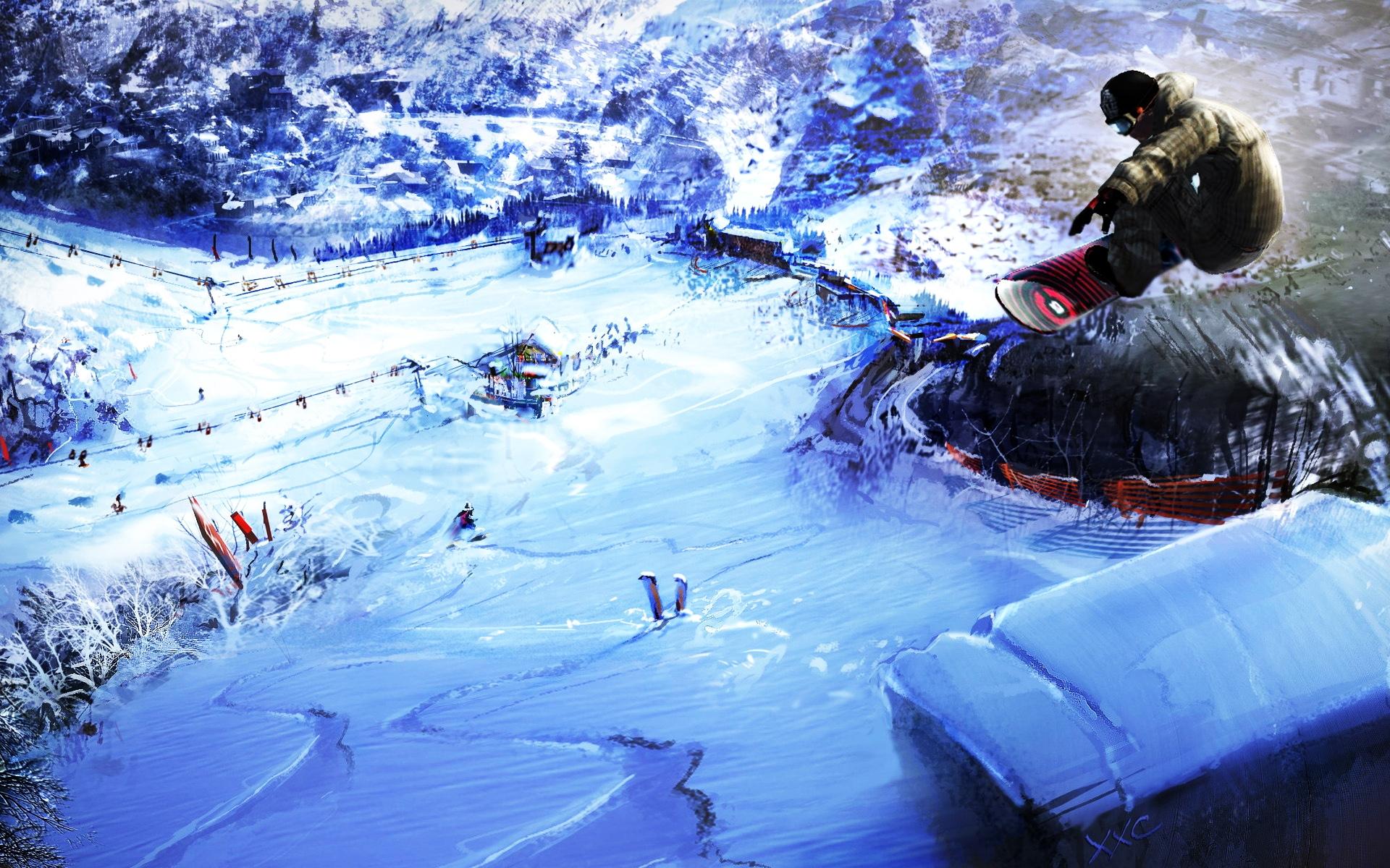 1920x1200 Download Snowboarding wallpaper for mobile phone, free Snowboarding HD picture