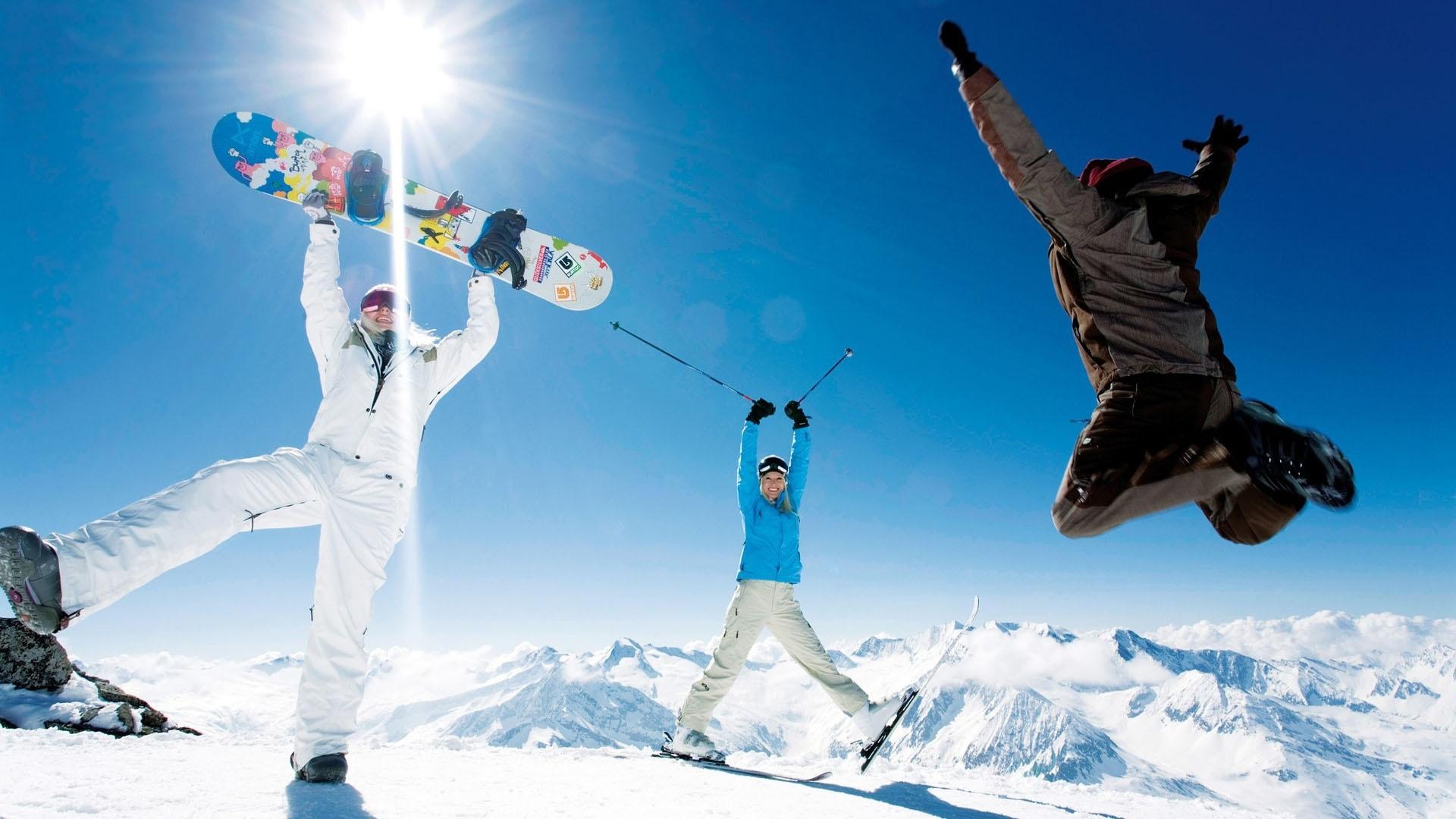 1920x1080 snowboard, skis, jump 1080P Laptop Full HD Wallpaper, HD Sports 4K Wallpaper, Image, Photo and Background