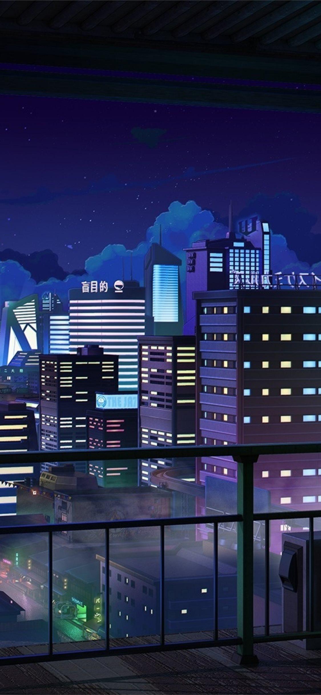 Anime City Iphone Wallpapers - Top Free Anime City Iphone Backgrounds
