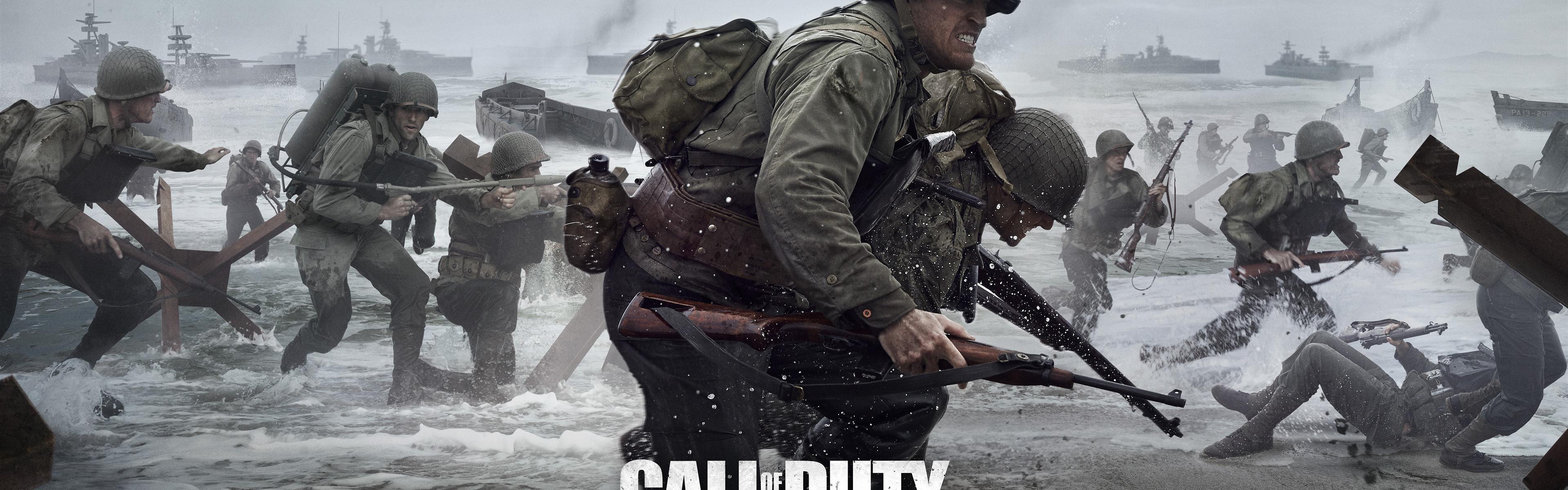 3840x1200 Wallpaper Call of Duty: WWII 5120x2880 UHD 5K Picture, Image