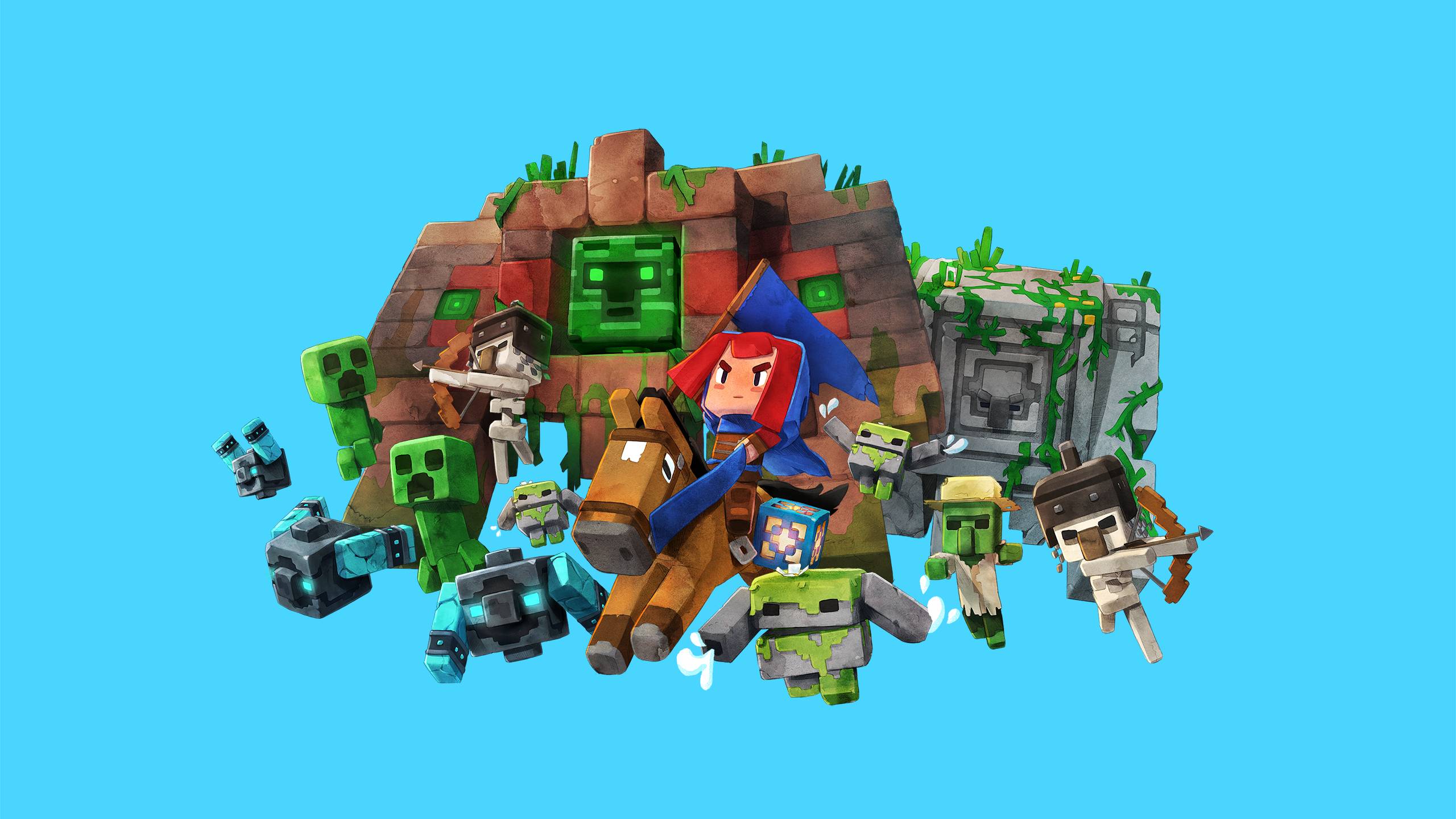 2560x1440 Minecraft Legends HD WallpaperK Background