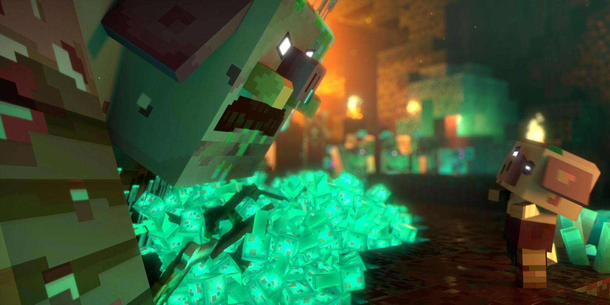 2000x1000 How To Beat The Horde Of The Spore In Minecraft Legends