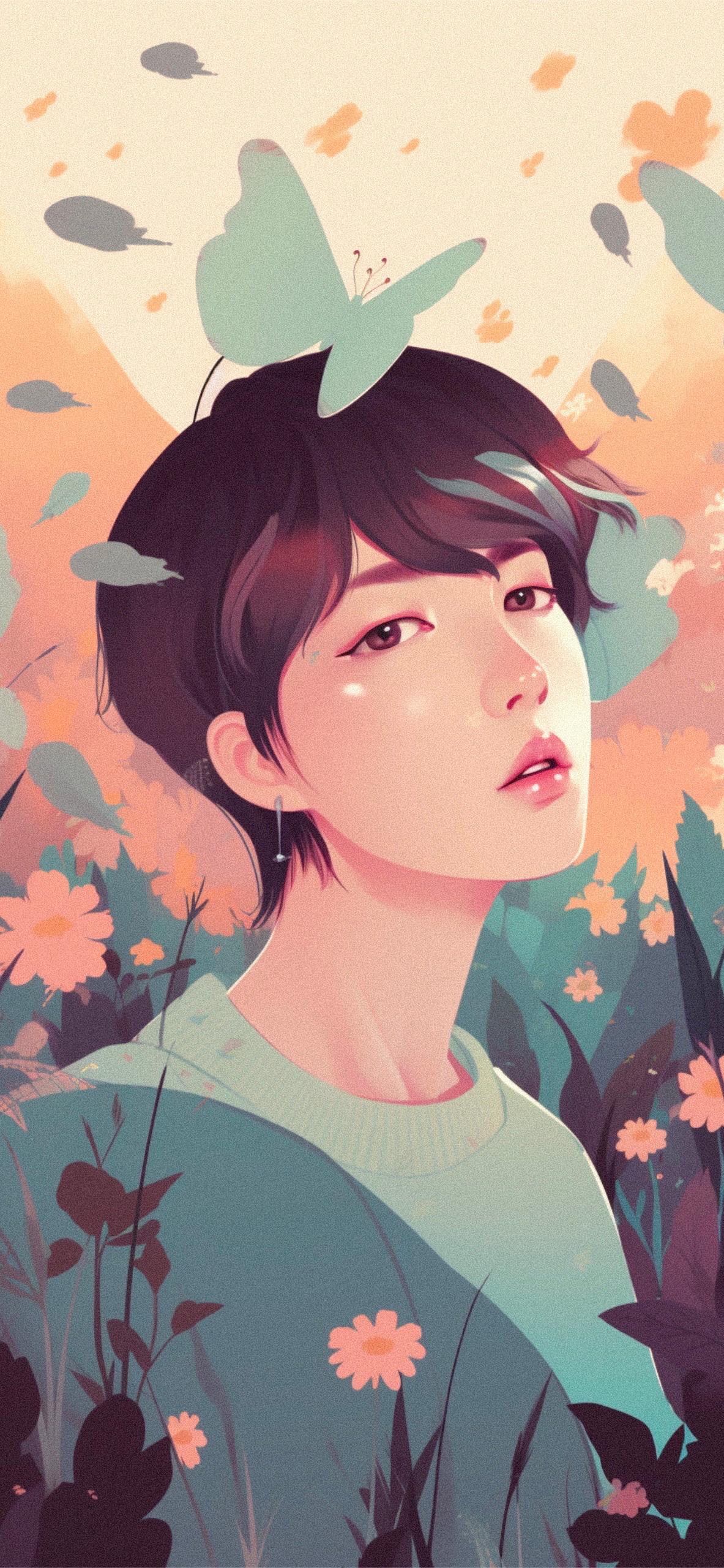 1183x2560 BTS Jin Aesthetic Wallpaper HD Wallpaper 4k for iPhone