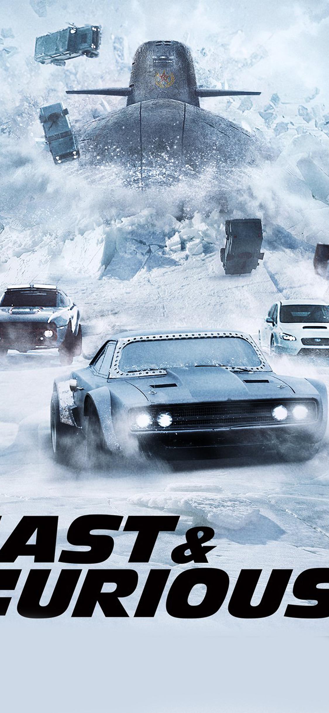 1125x2436 iPhone X wallpaper. fast and furious film illustration art