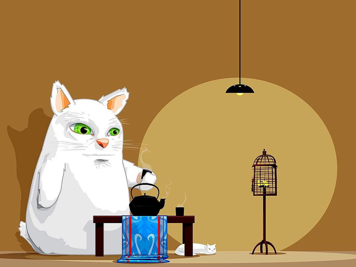 1200x900 Android wallpaper Vector, Cats, Cartoons. Best Free Download wallpaper
