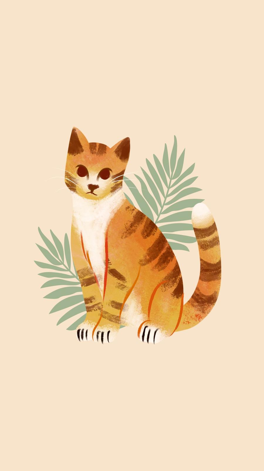 900x1600 Free customizable cat phone wallpaper templates
