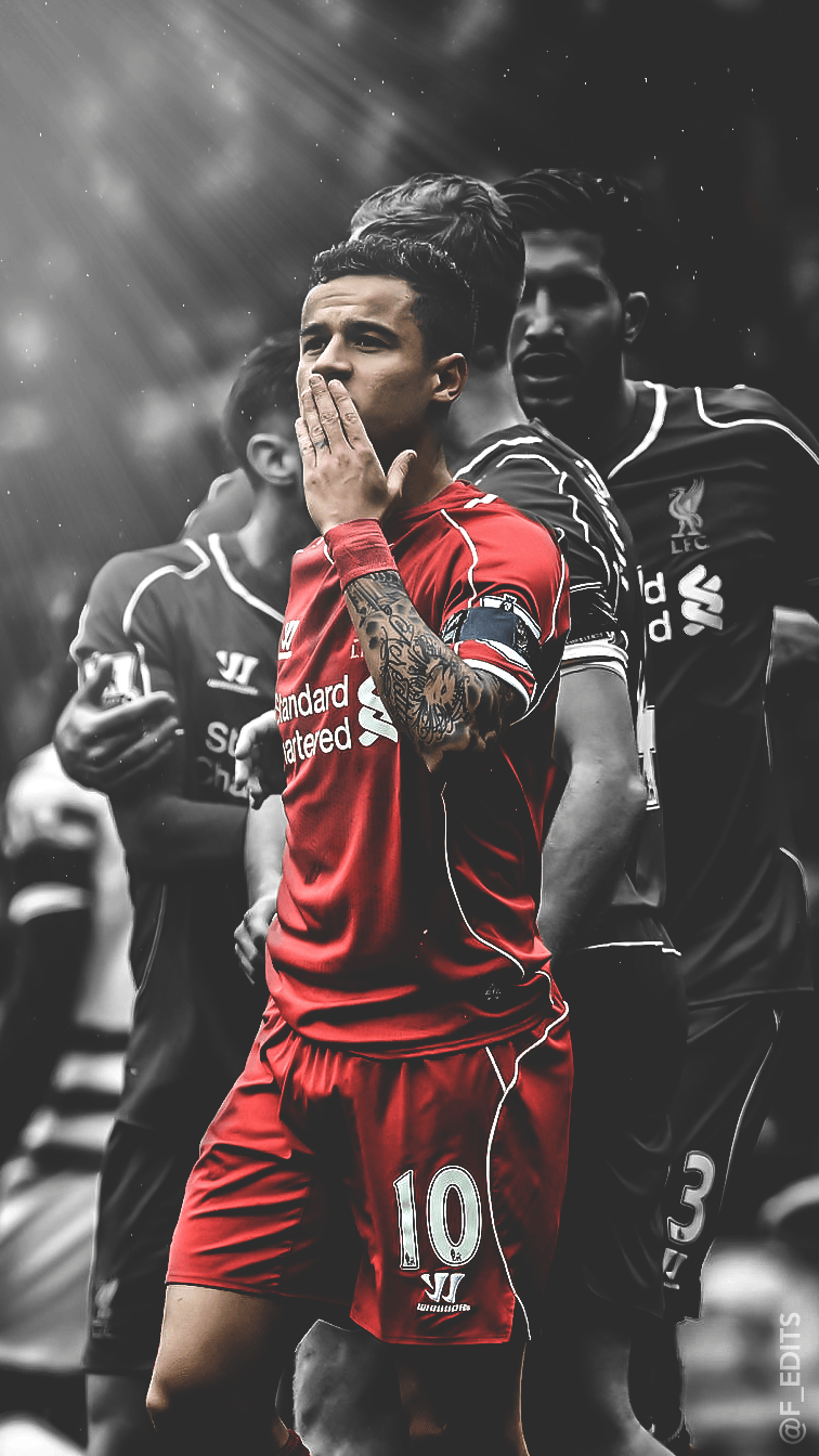 756x1344 Philippe Coutinho Wallpaper