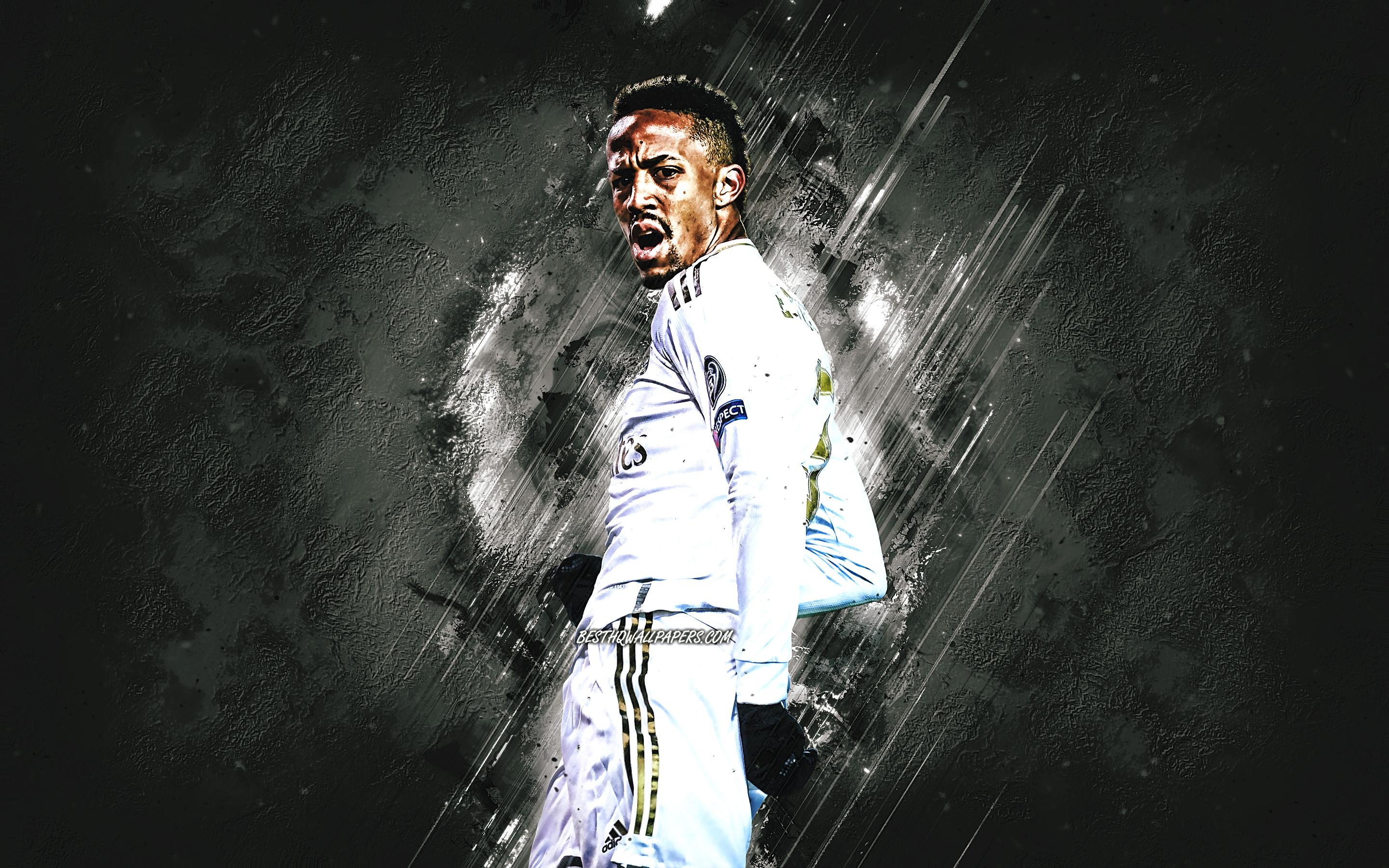 2880x1800 Download wallpaper Eder Militao, Real Madrid, Brazilian soccer player, portrait, La Liga, Spain, football, Champions League for desktop with resolution 2880x1800. High Quality HD picture wallpaper