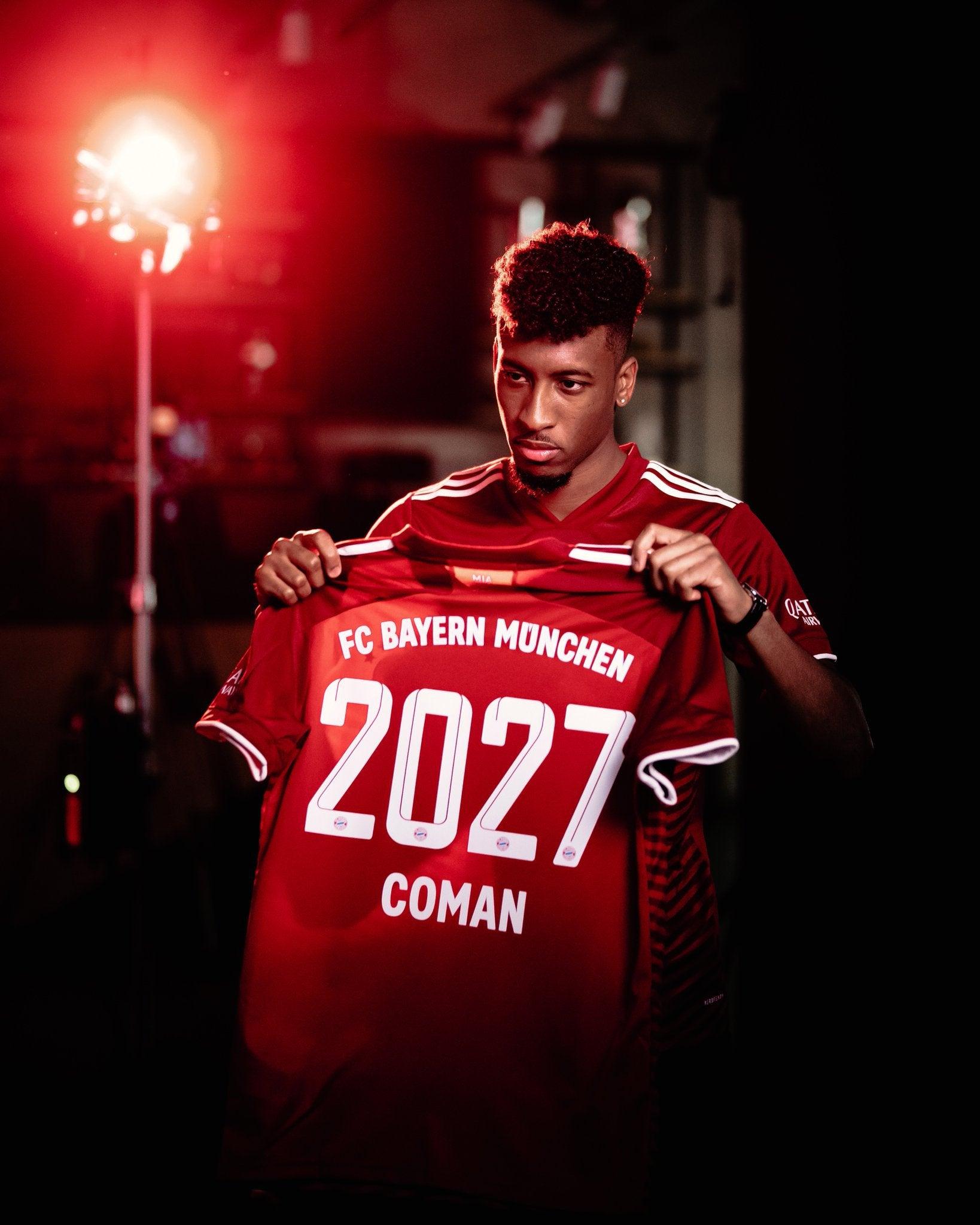 1638x2048 OFFICIAL Kingsley Coman extends his contract with FC Bayern until 2027