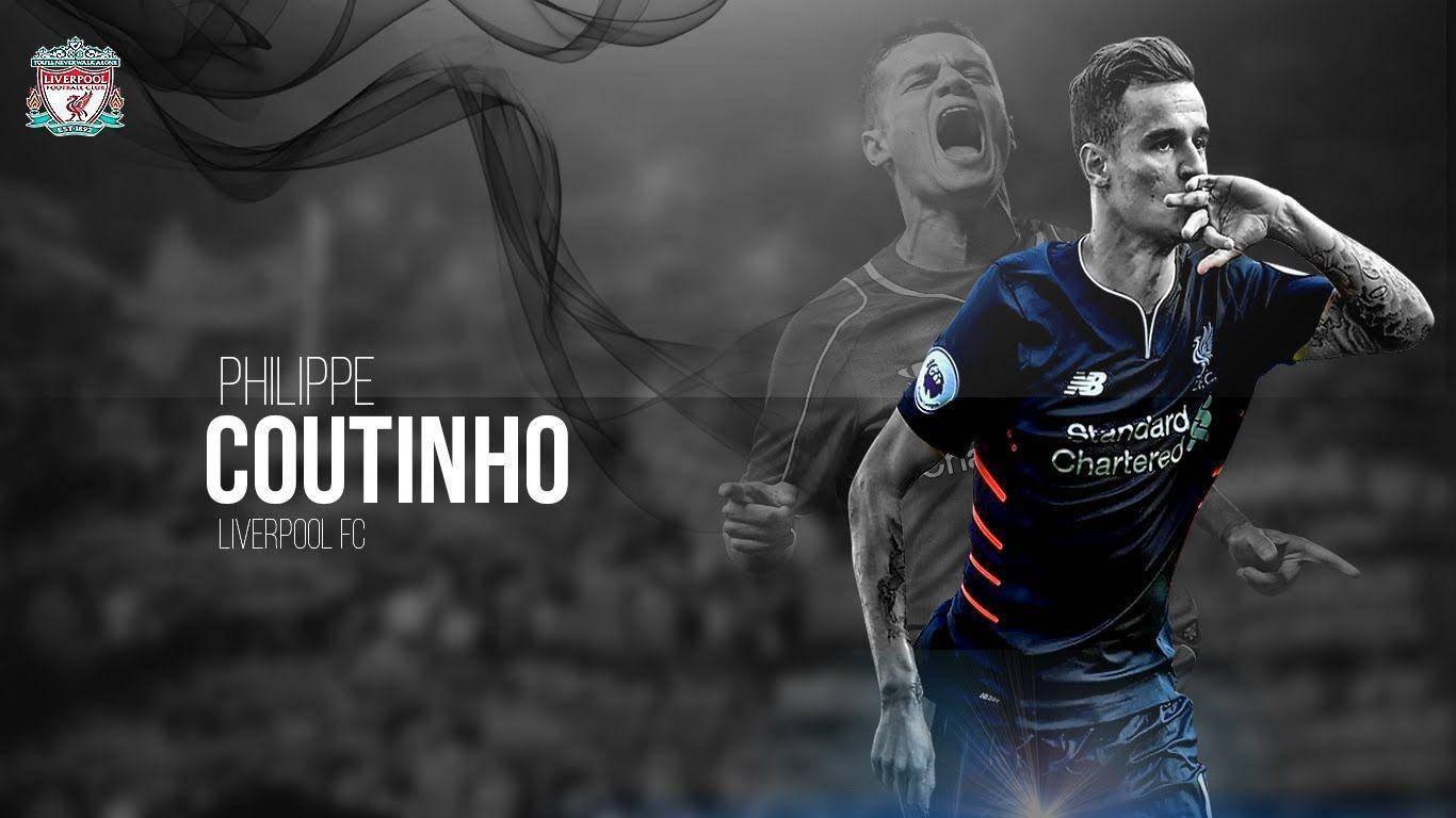 1366x768 Download Liver Pool Fc Player Philippe Coutinho Wallpaper