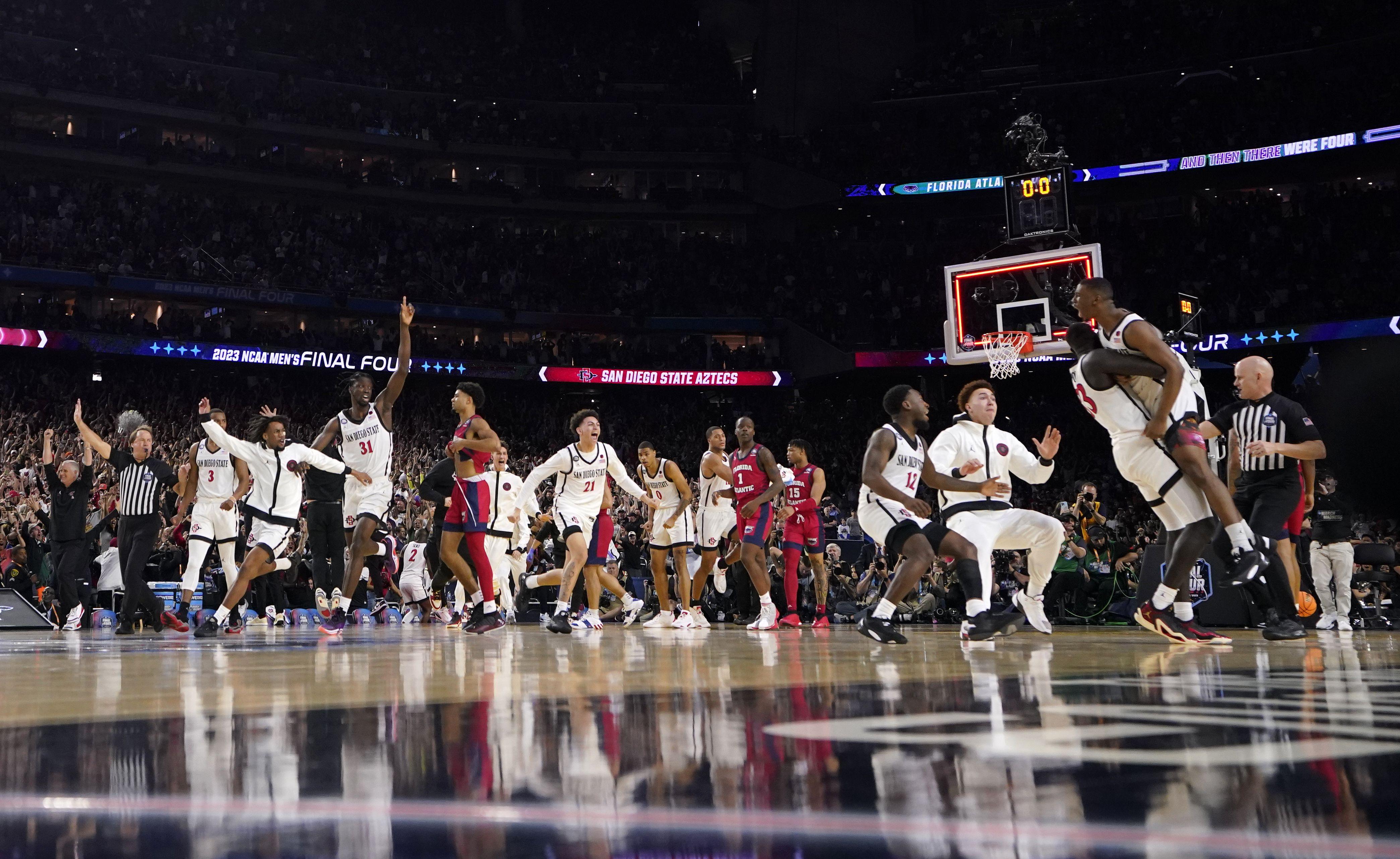 4178x2564 Butler's Buzzer Beater Sends San Diego State To Title Game