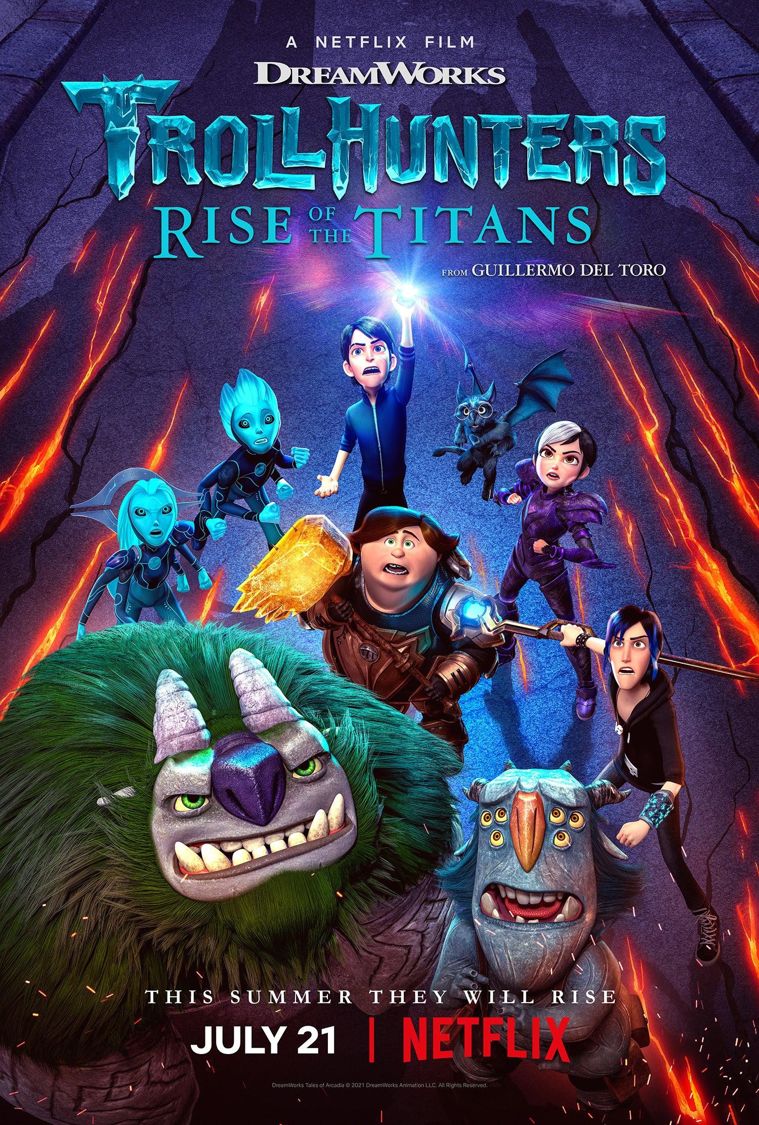 1500x2222 Trollhunters Rise Of The Titans (Guillermo Del Toro, Emile Hirsch) Movie Poster