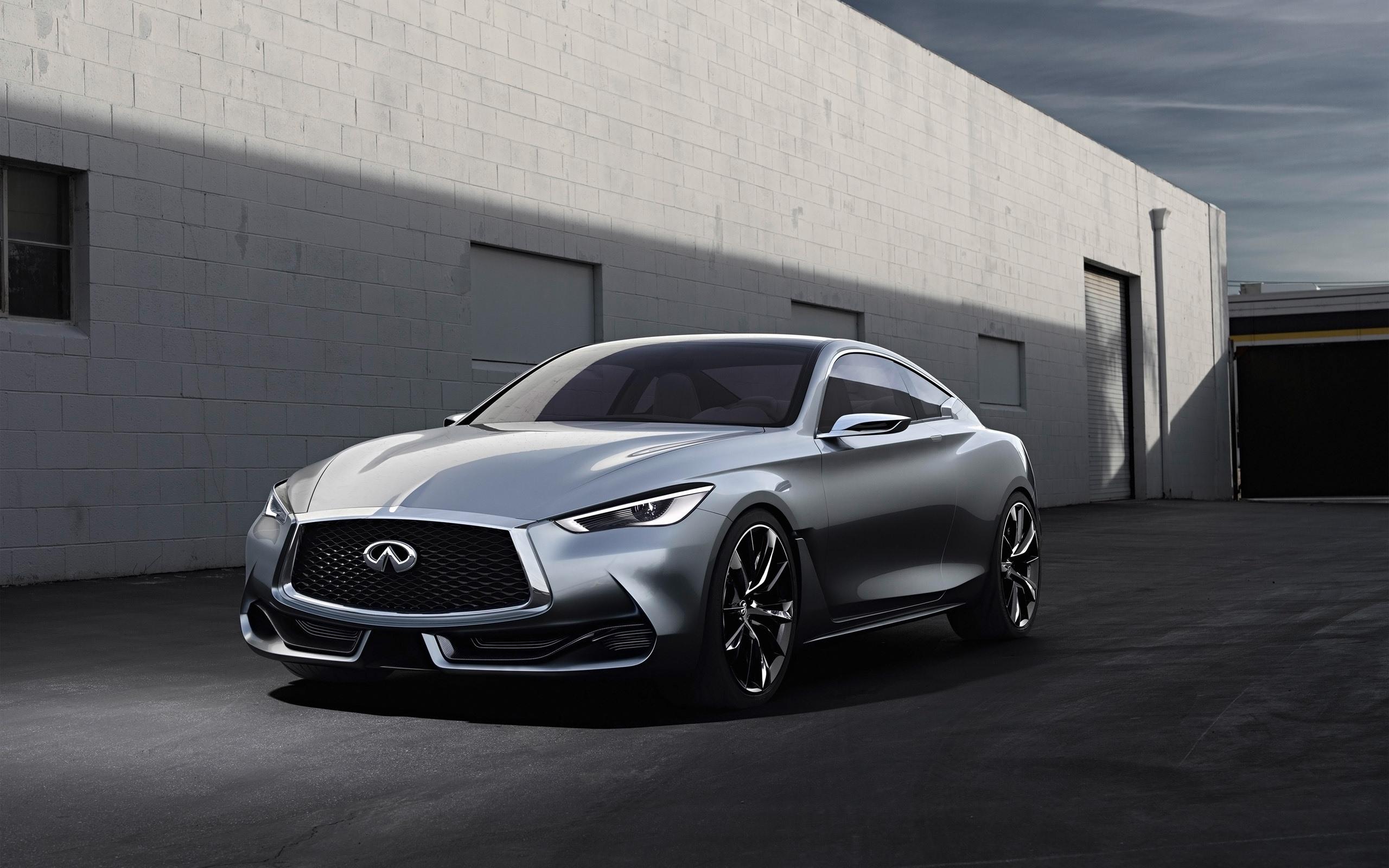 2560x1600 Wallpaper Infiniti silver car, parking 2560x1600 HD Picture, Image