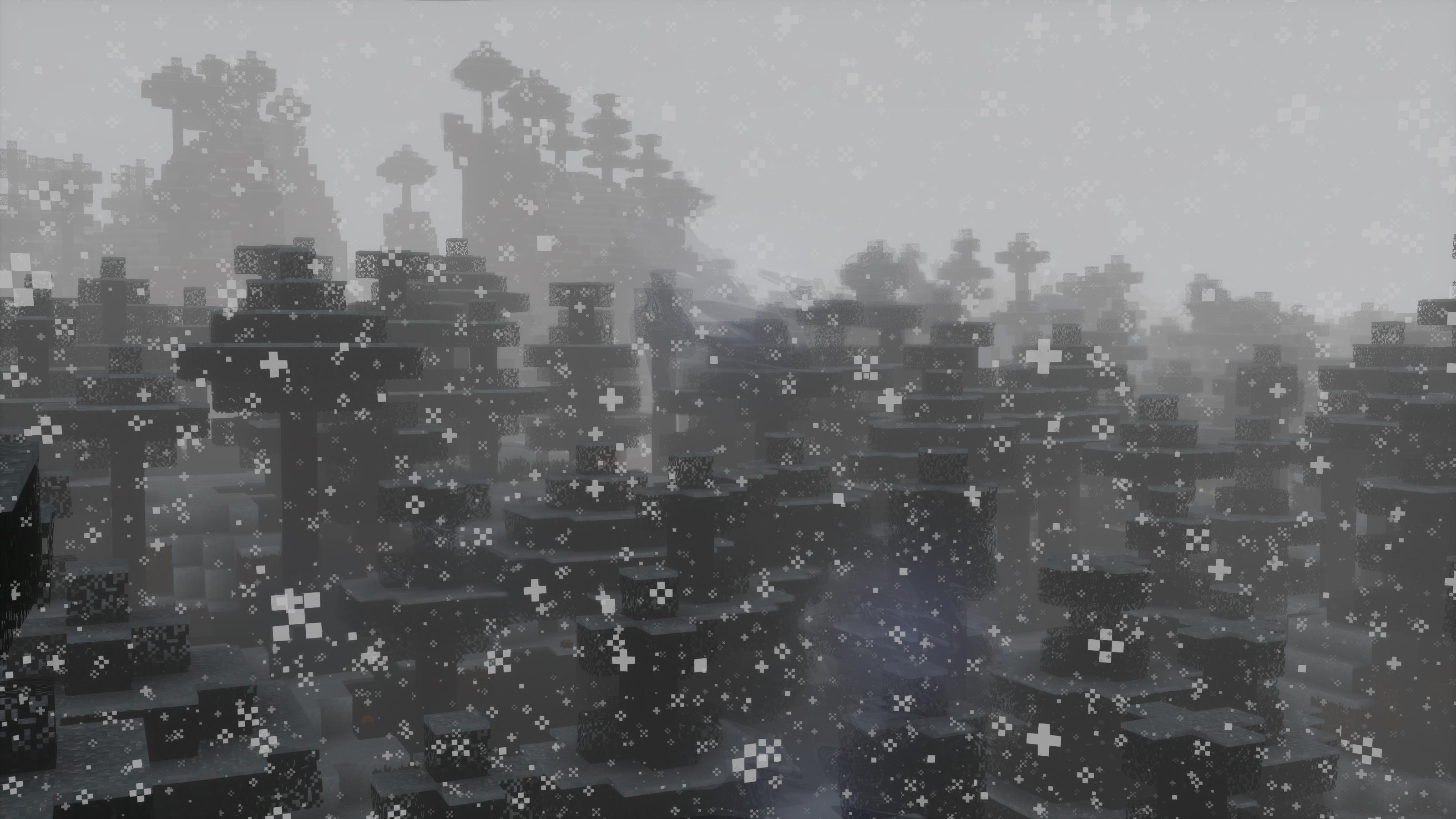 3200x1800 Minecraft Winter Wallpaper