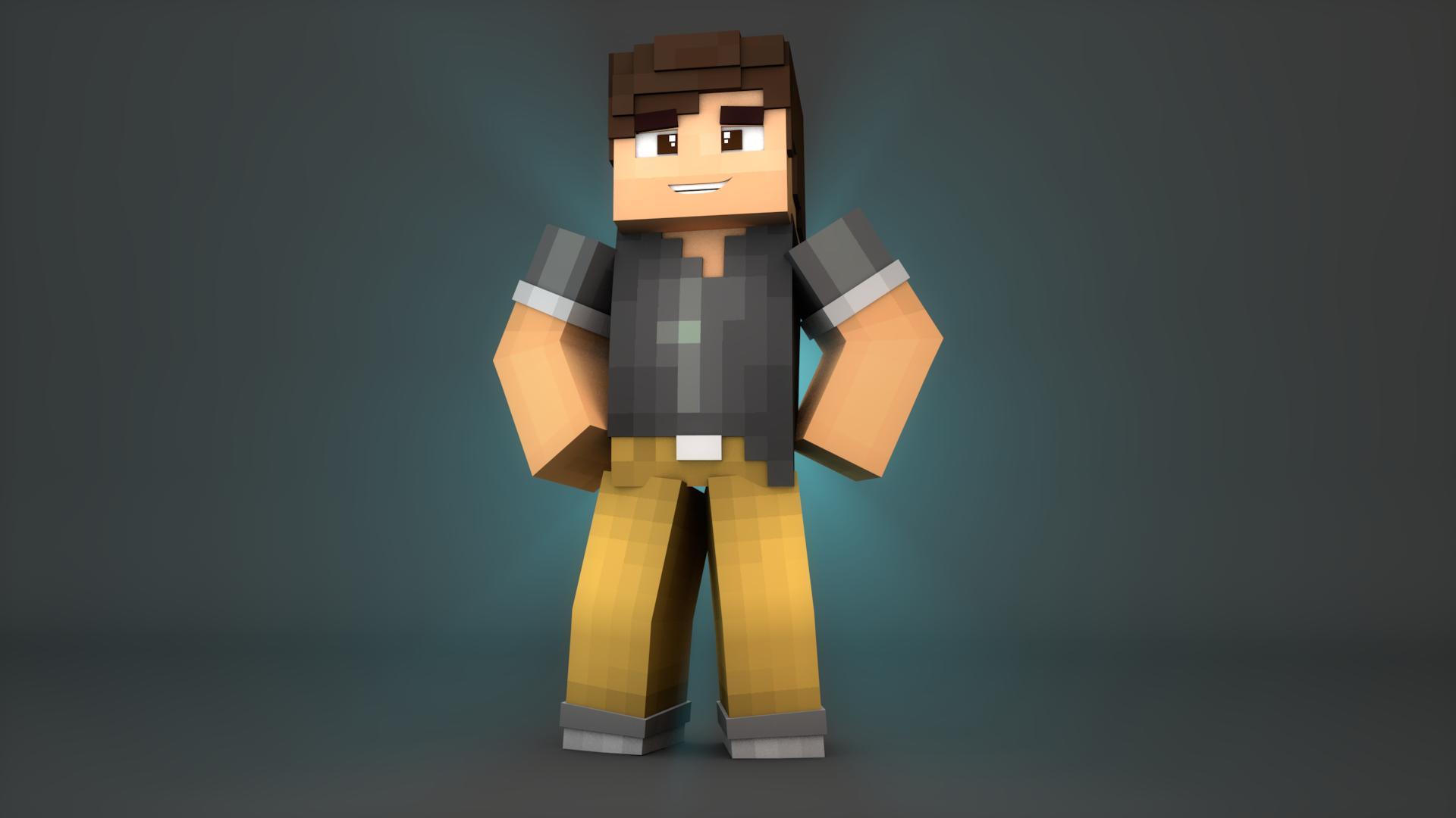 1920x1080 Boy Minecraft Skins Wallpaper