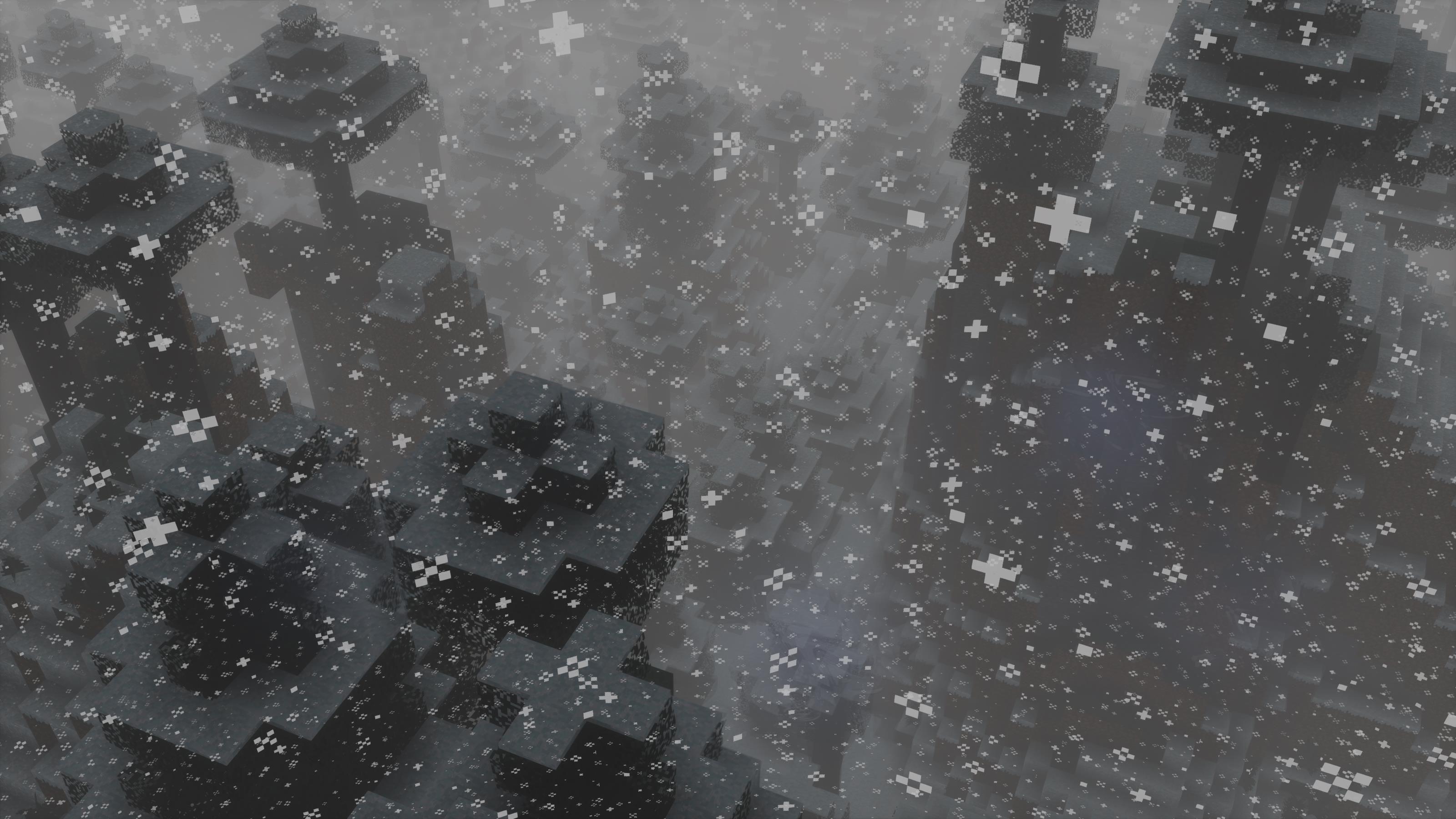 3200x1800 Minecraft Winter Wallpaper