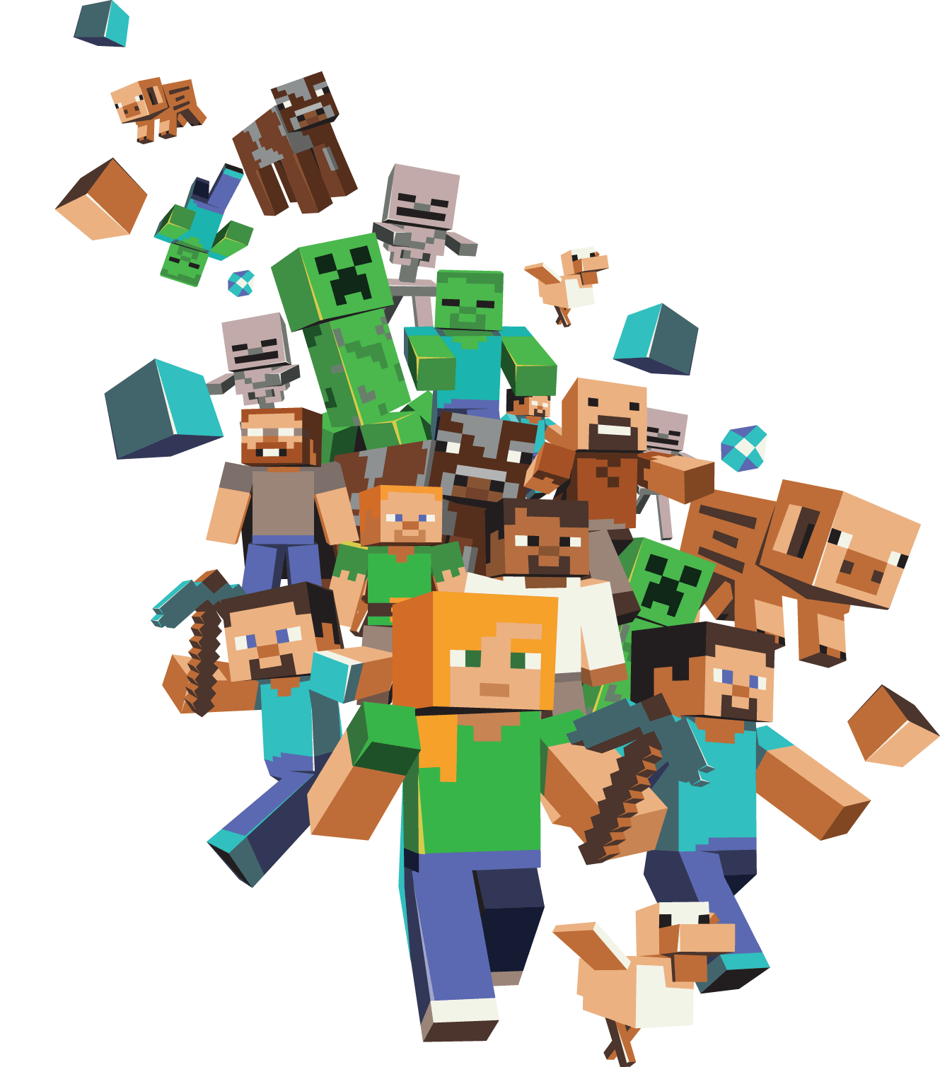 1329x1509 Mincecraft PNG Image, Minecraft Games Characters Transparent PNG Logos