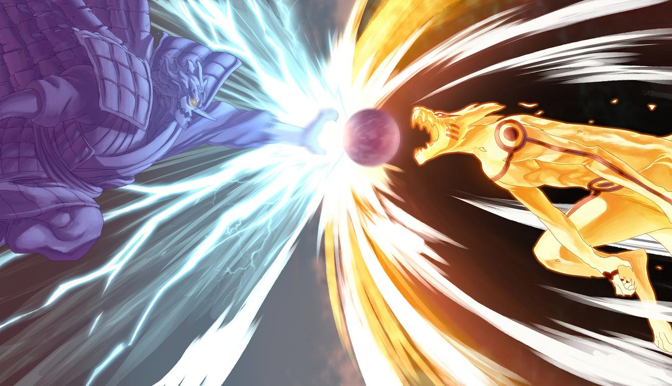 1336x768 Kurama Vs Susanoo Naruto Laptop HD HD 4k Wallpaper, Image, Background, Photo and Picture