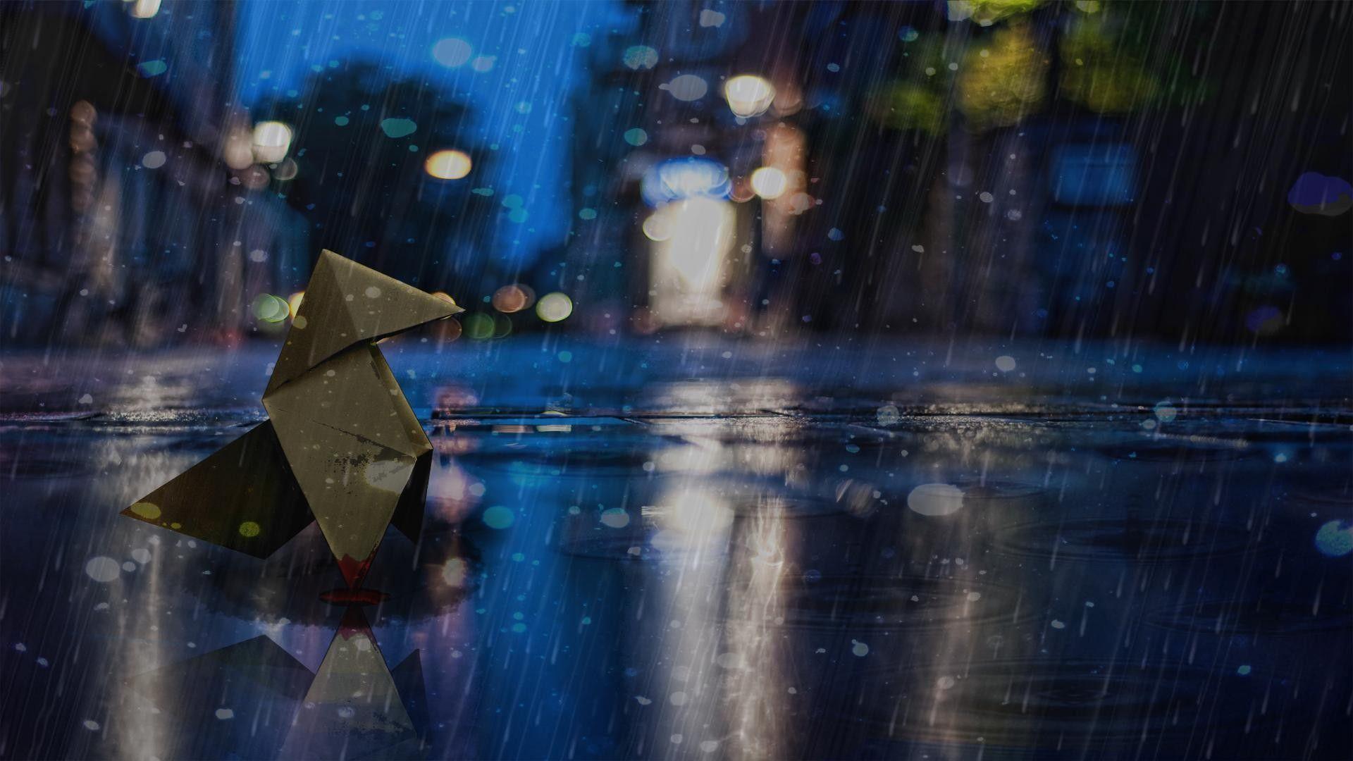 1920x1080 Aesthetic Rain Desktop Wallpaper
