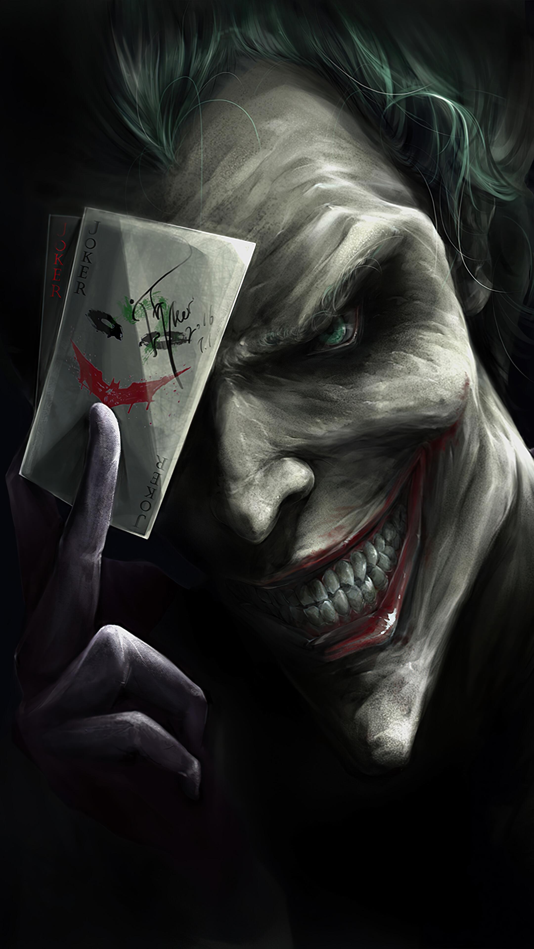 2160x3840 Joker, Smile, Card, 4k Gallery HD Wallpaper