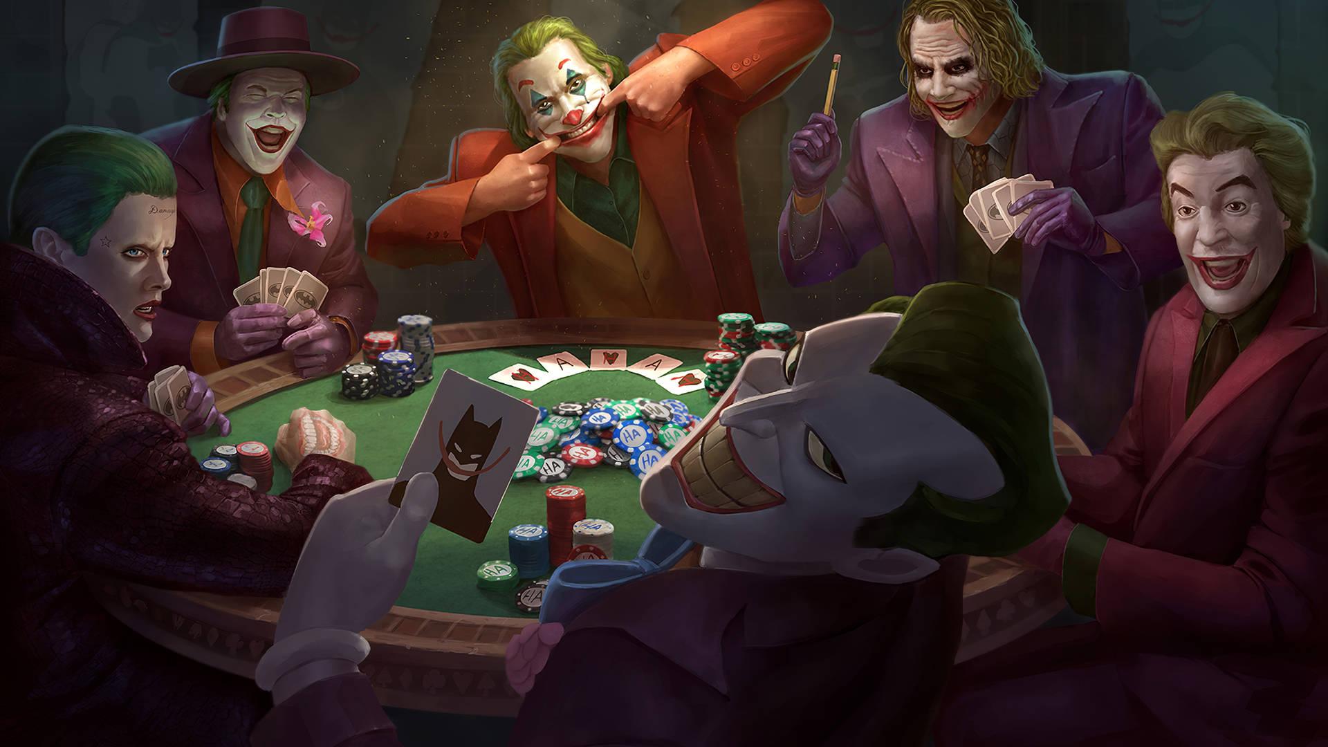 1920x1080 Download Joker Playing At Poker Table Wallpaper