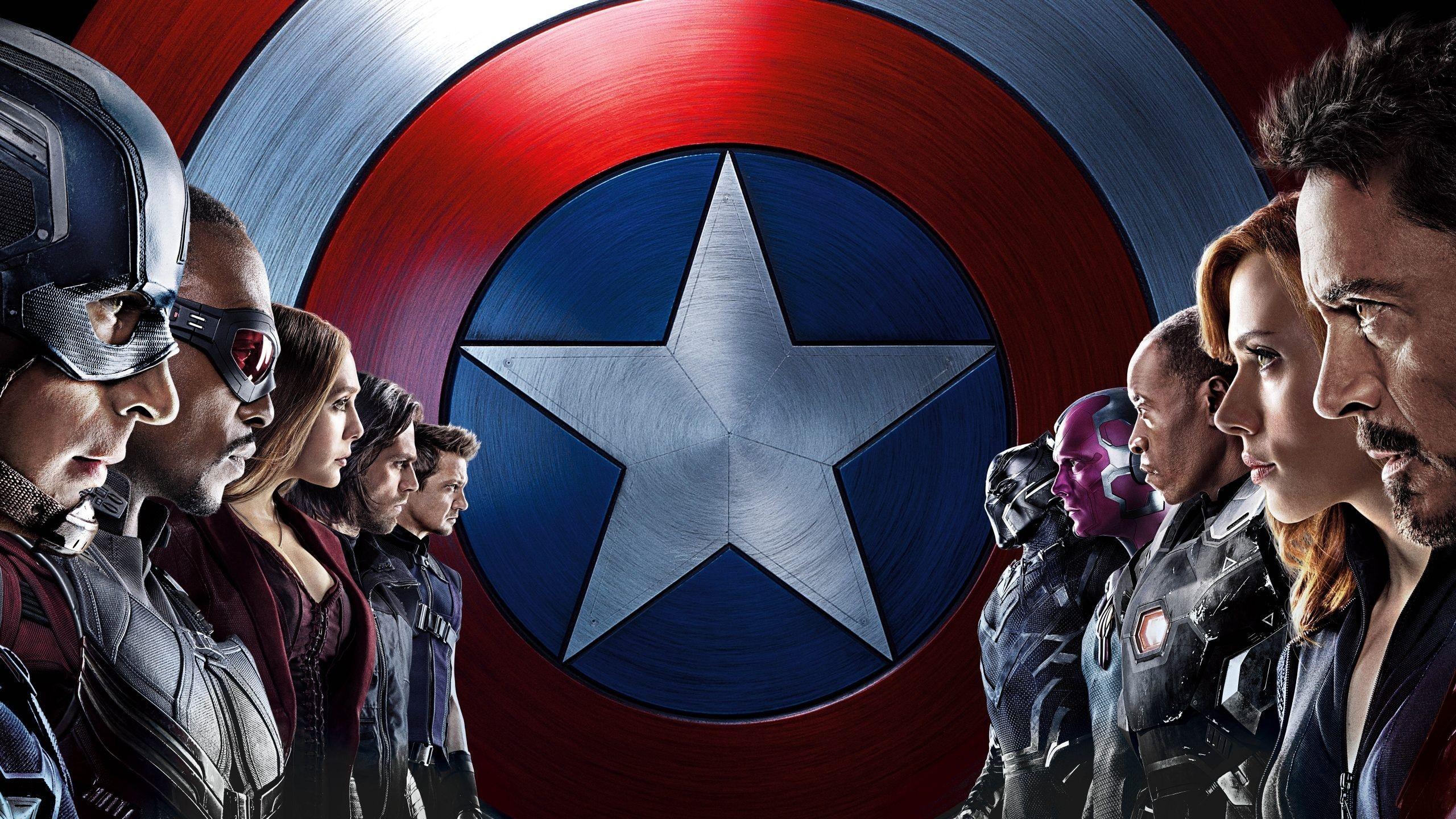 2560x1440 Captain America Civil War The Movie HD Wallpaper 2560x1440