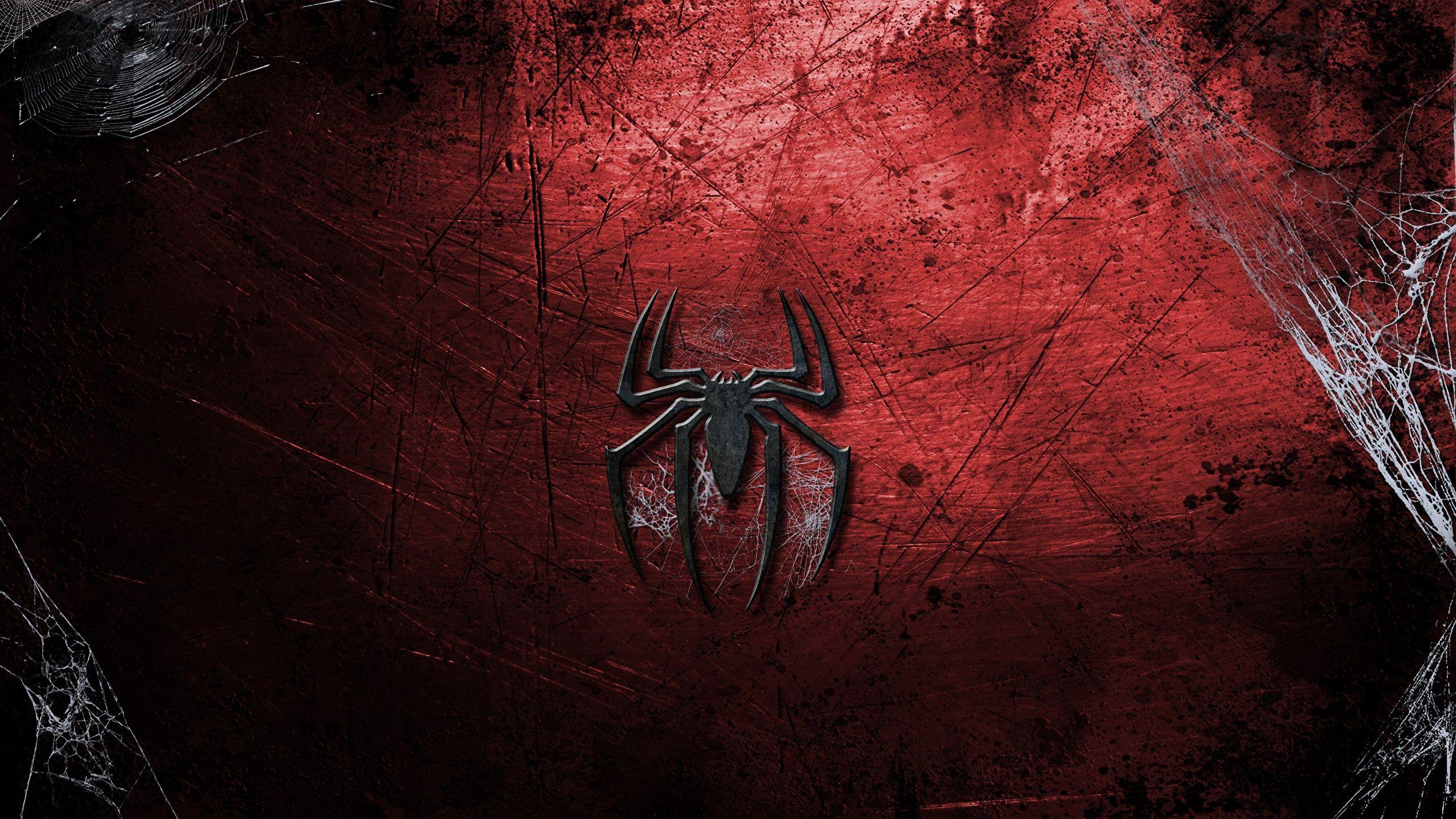 2560x1440 Wallpaper Spider Man Logo Emblem Movies 2560x1440