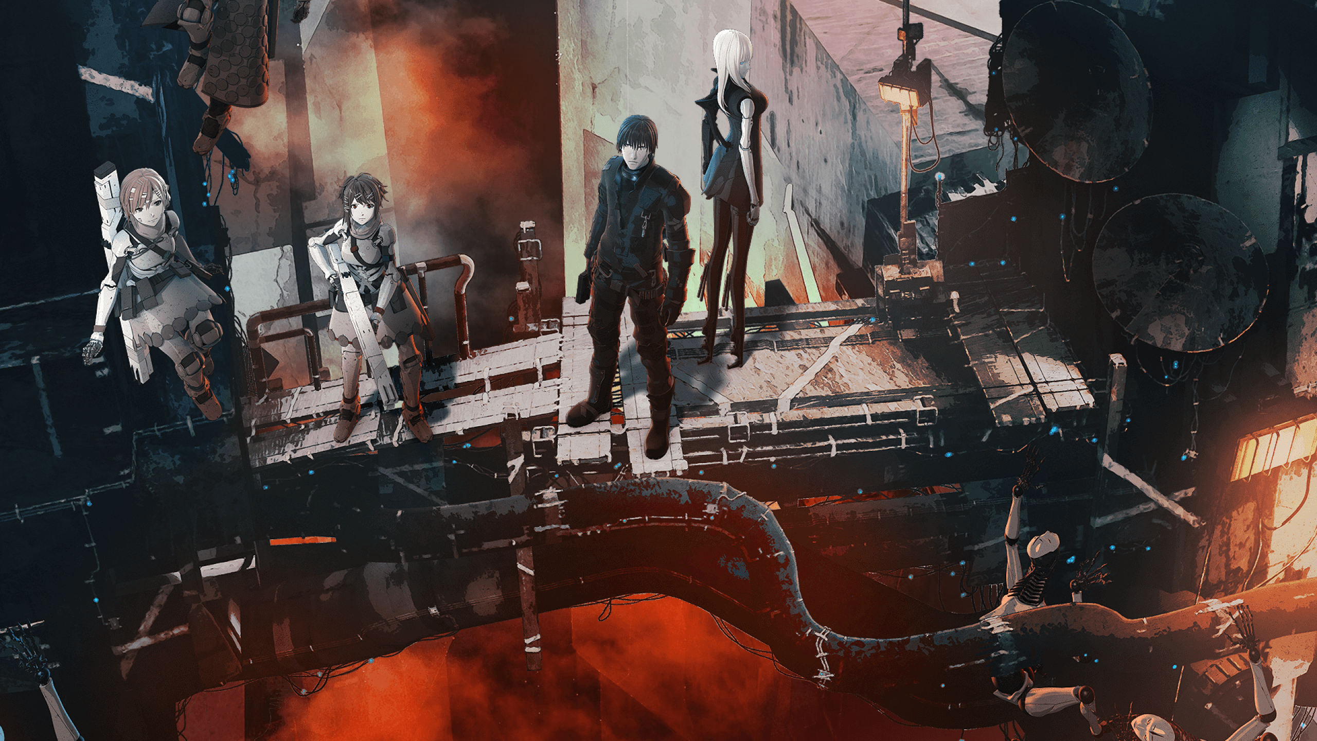 2560x1440 Download 2560x1440 Blame Movie, Killy, Cibo, Zuru Wallpaper