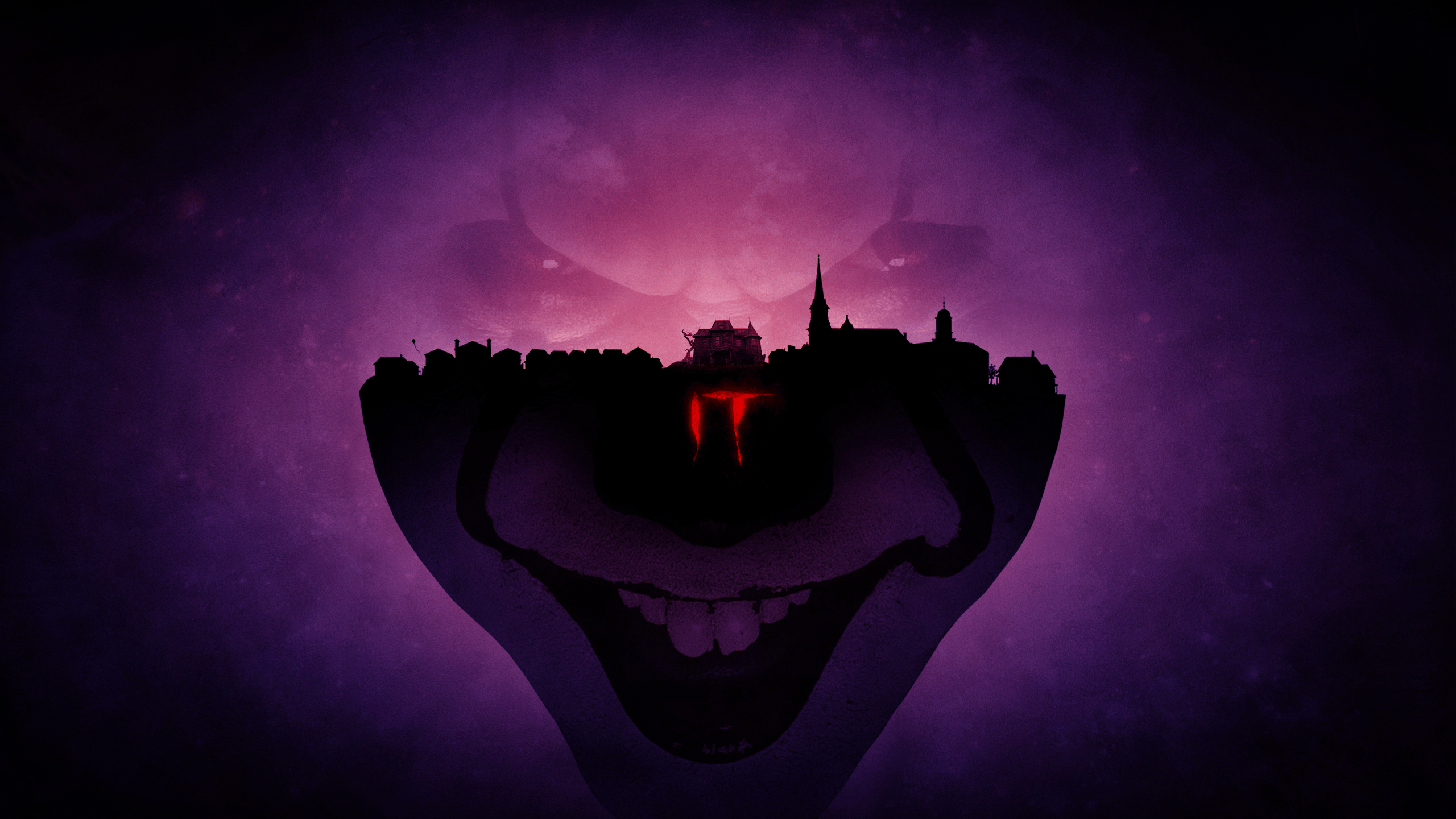 2560x1440 It (2017 movie) Pennywise [2560x1440]. Beautiful Wallpaper