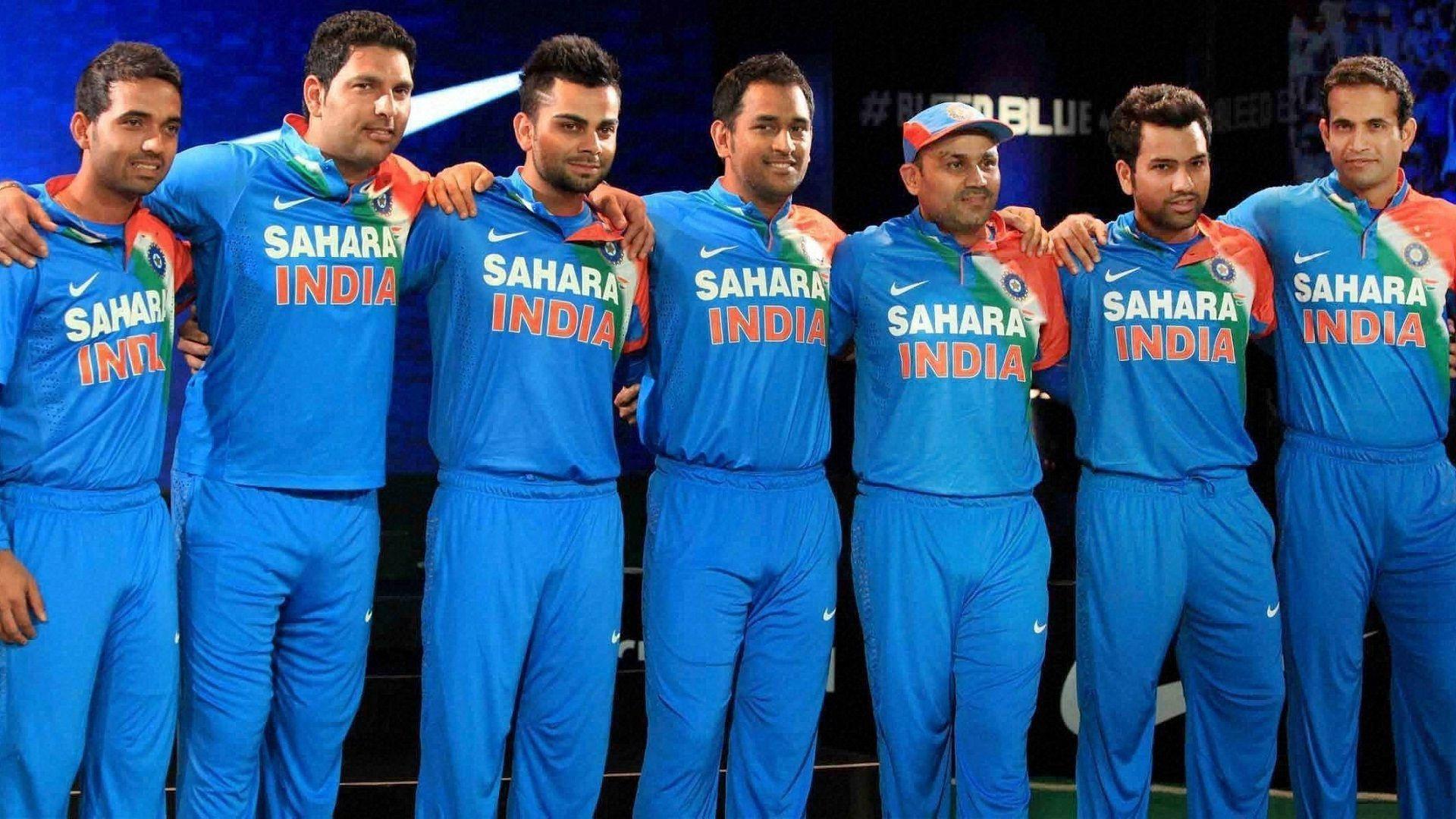 1920x1080 Download Indian Cricket Players Lineup Wallpaper