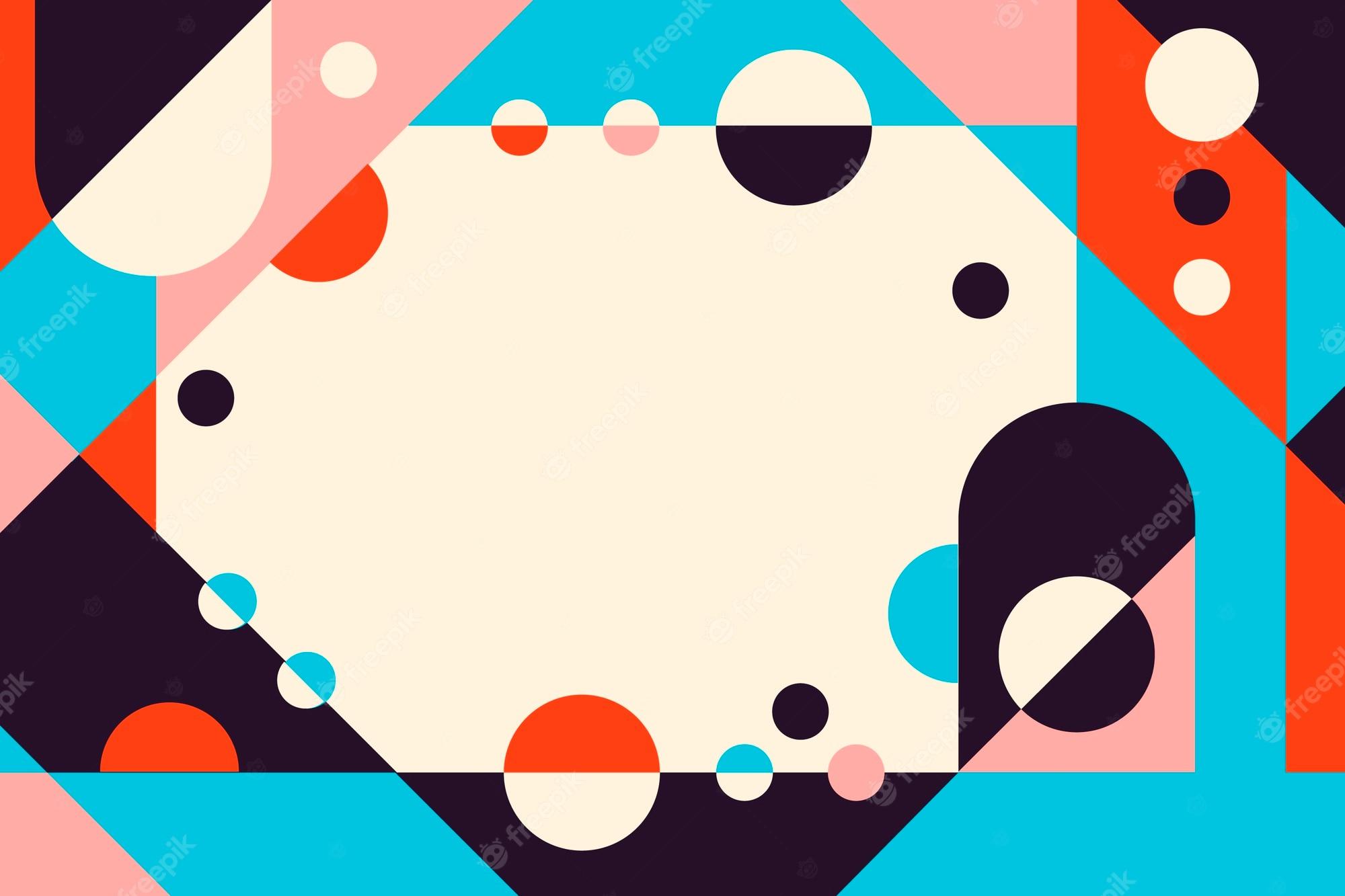 2000x1333 Free Vector. Flat geometric background