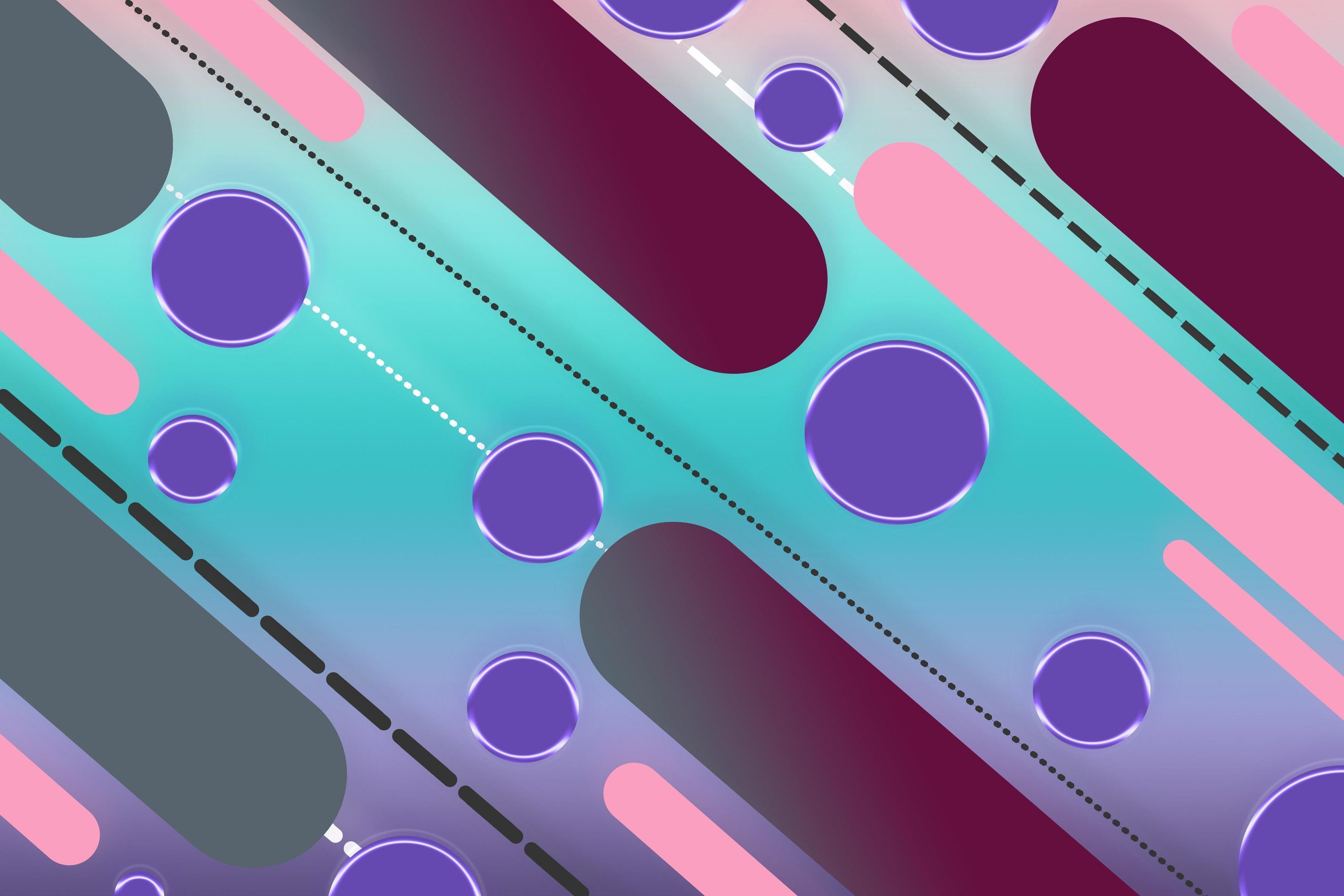2940x1960 Abstract flat geometric modern background and wallpaper
