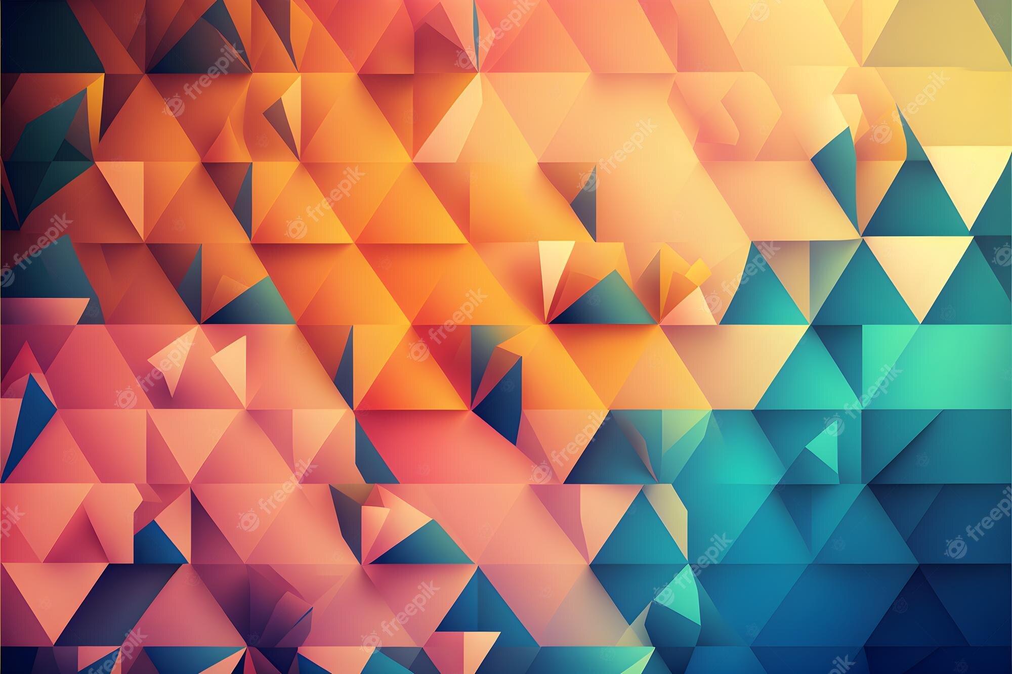 2000x1333 Premium Photo. Flat design geometric pattern background, graphic design geometric wallpaper