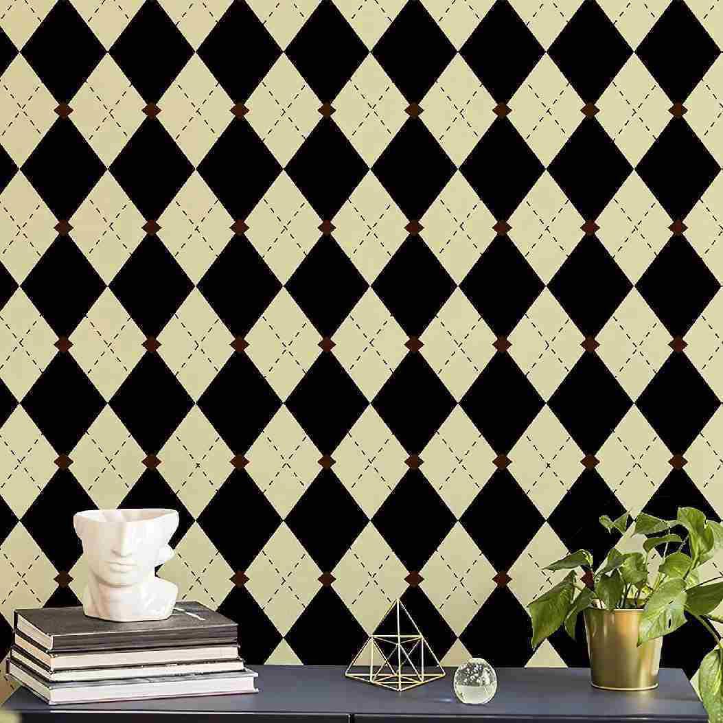 1053x1053 AreaTrend Peel & Stick Geometric Wallpaper