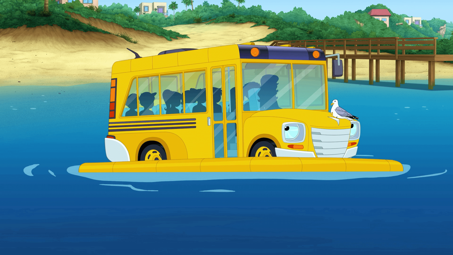 1920x1080 DA and the Deep Blue Sea. The Magic School Bus + Rides Again