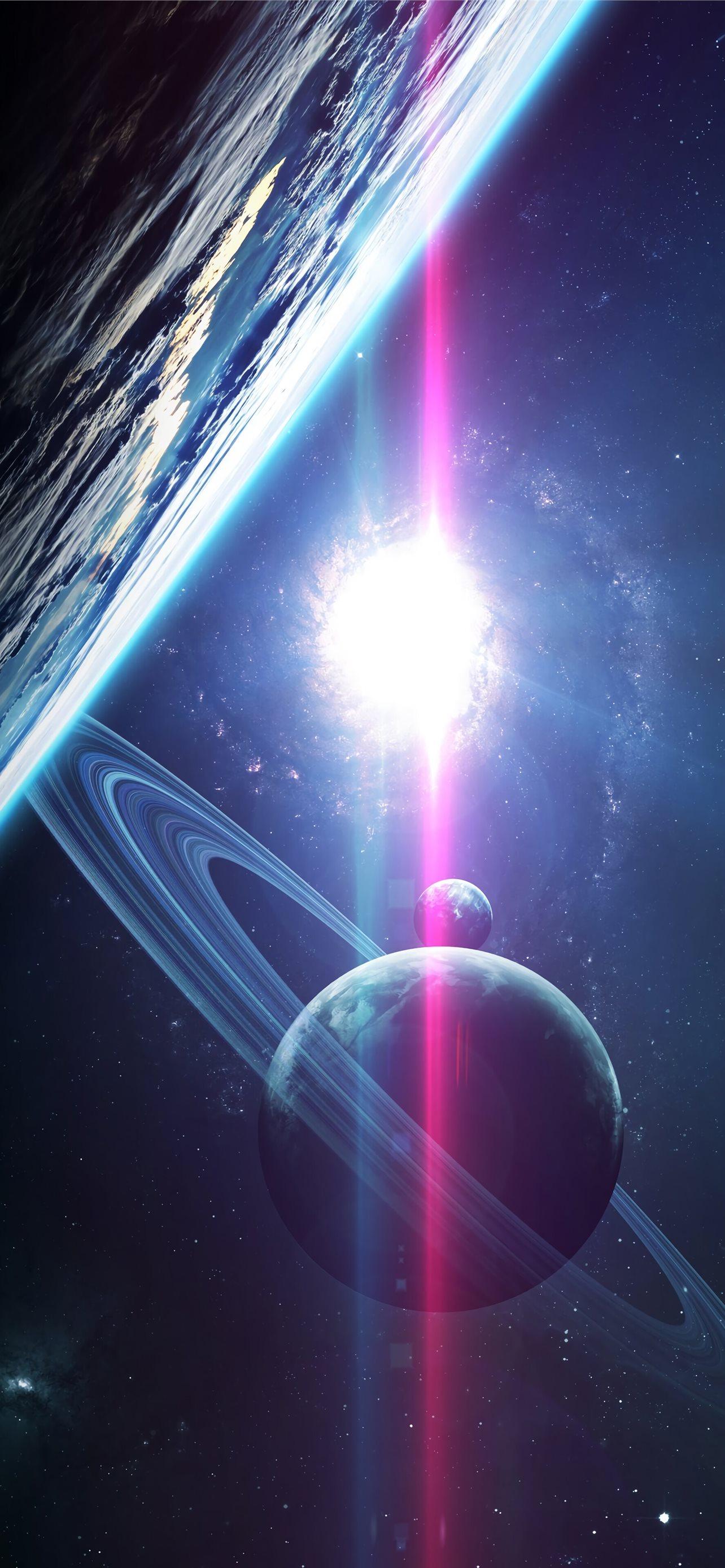 1284x2778 space galaxy iPhone Wallpaper Free Download