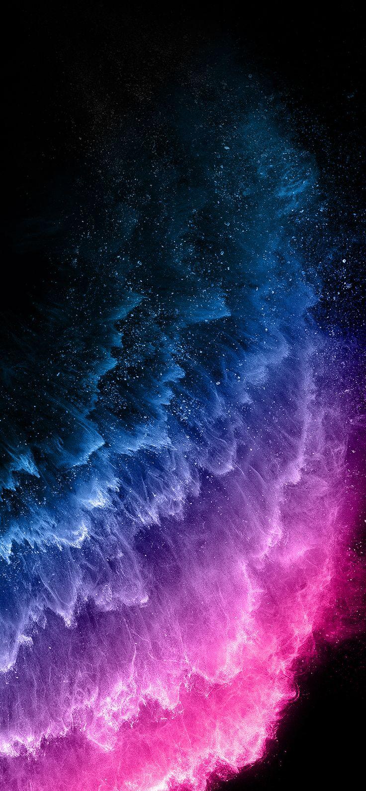 736x1592 Starry starry gradient of blue to purple by Hk3ToN on Twitter. iPhone homescreen wallpaper, Galaxy wallpaper iphone, iPhone wallpaper
